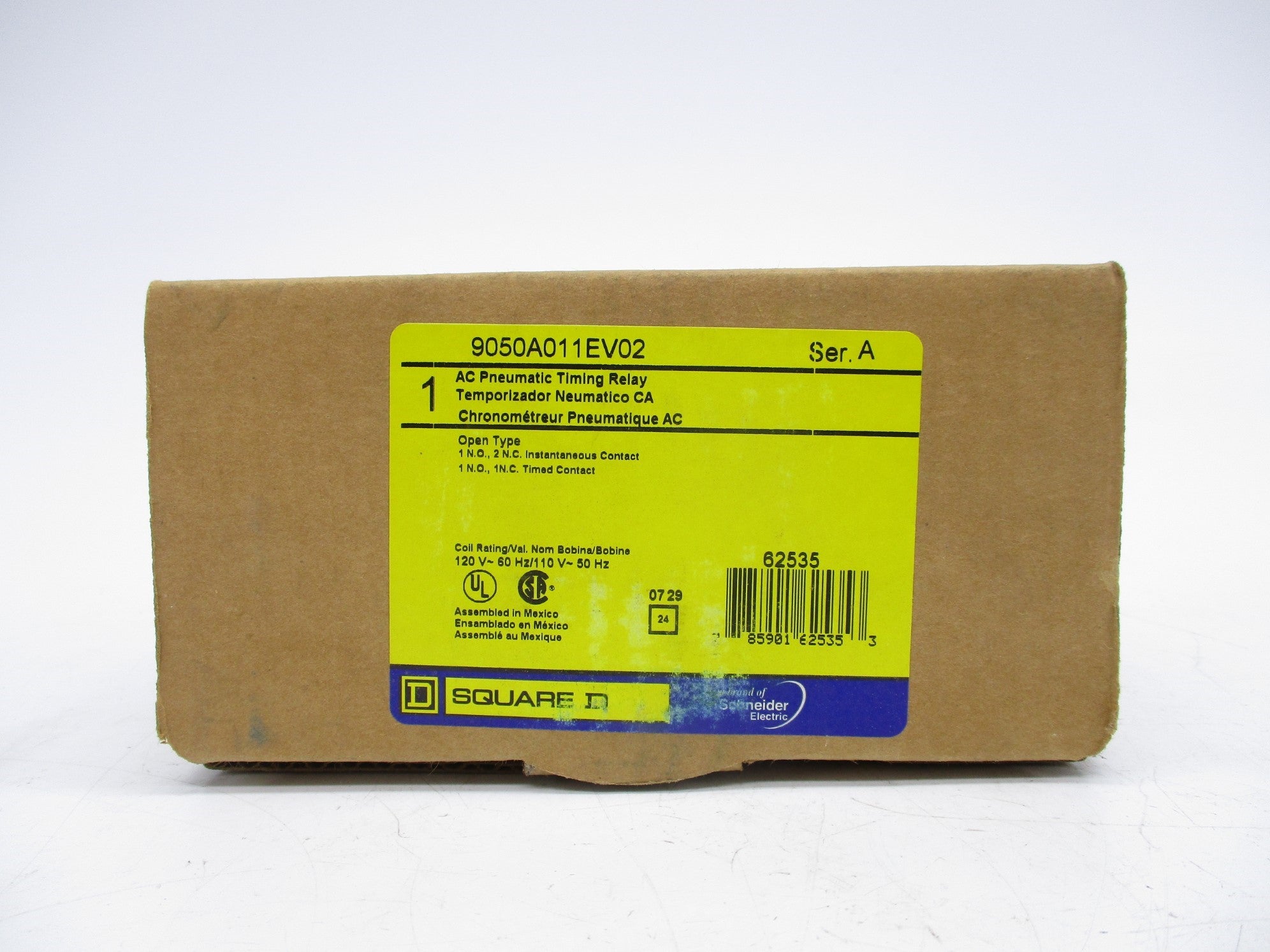 SQUARE D 9050AO11EV02 SER. A 15A 120V NSMP