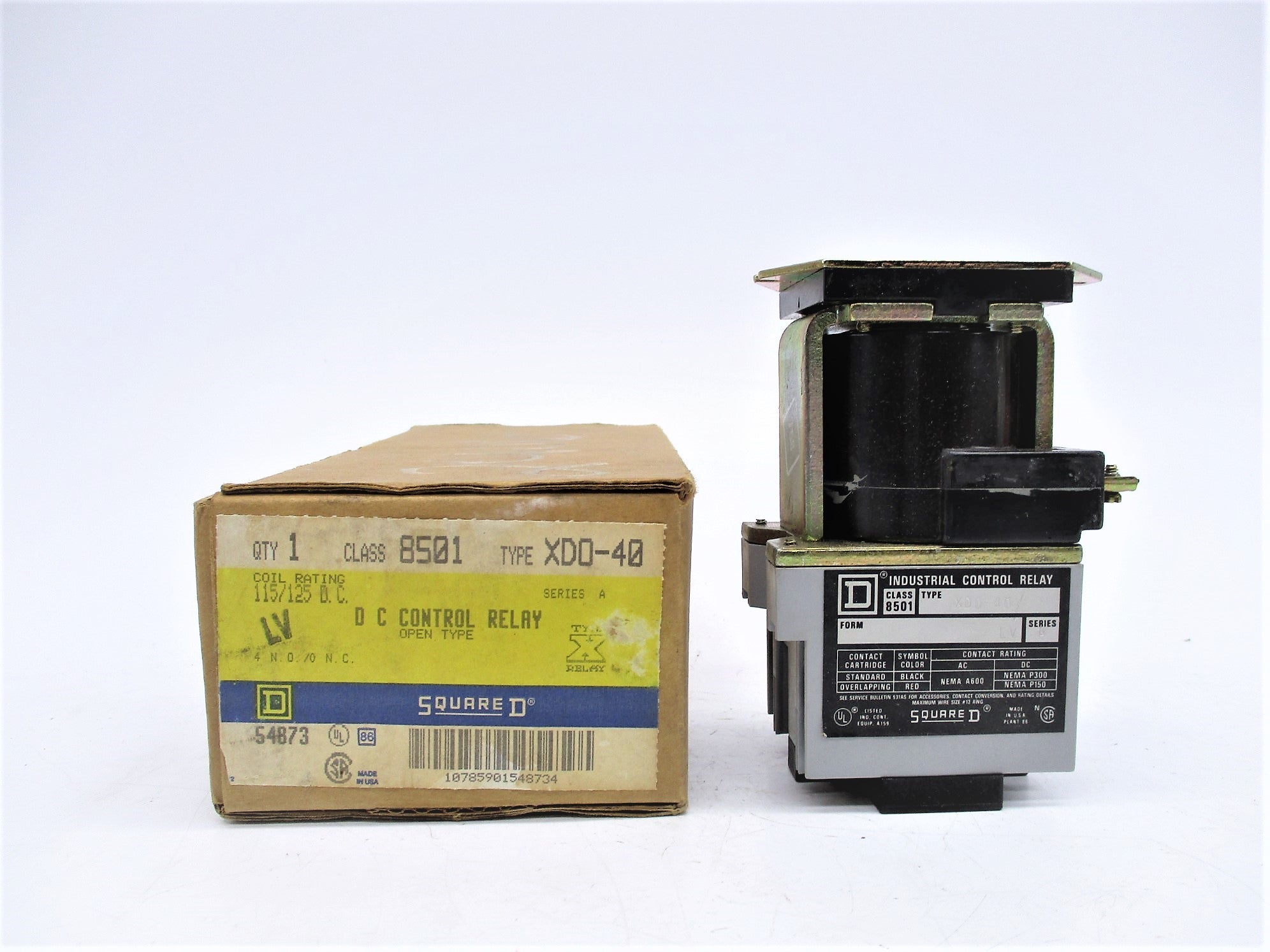 SQUARE D 8501XDO-40 SER. A 125V NSMP