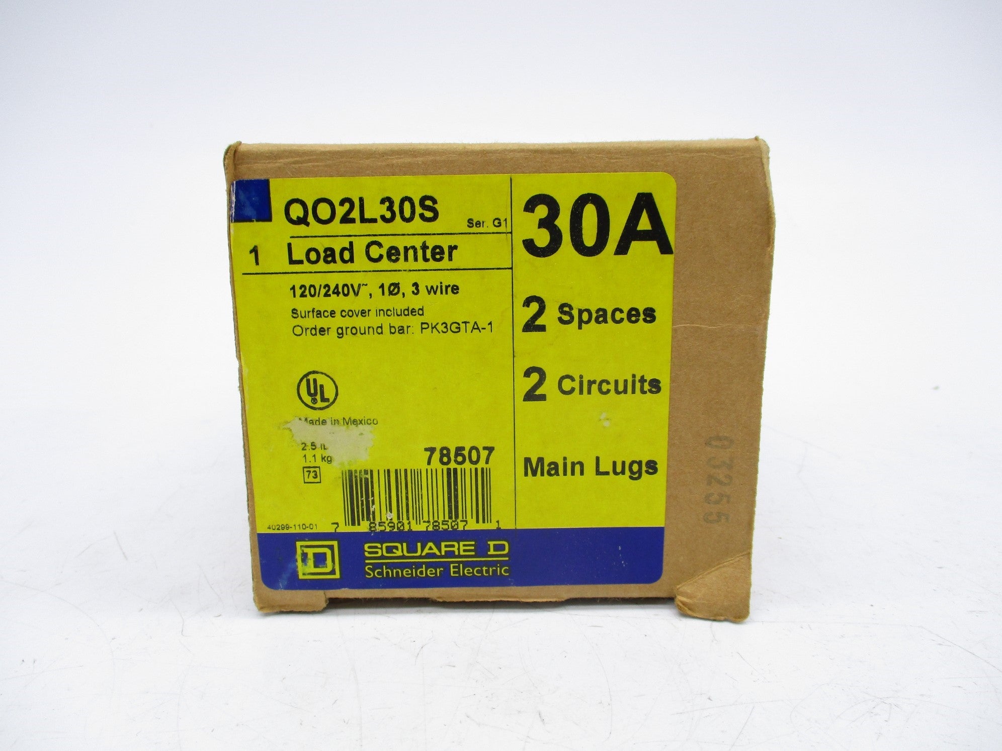 SQUARE D QO2L30S SER. G1 NSMP