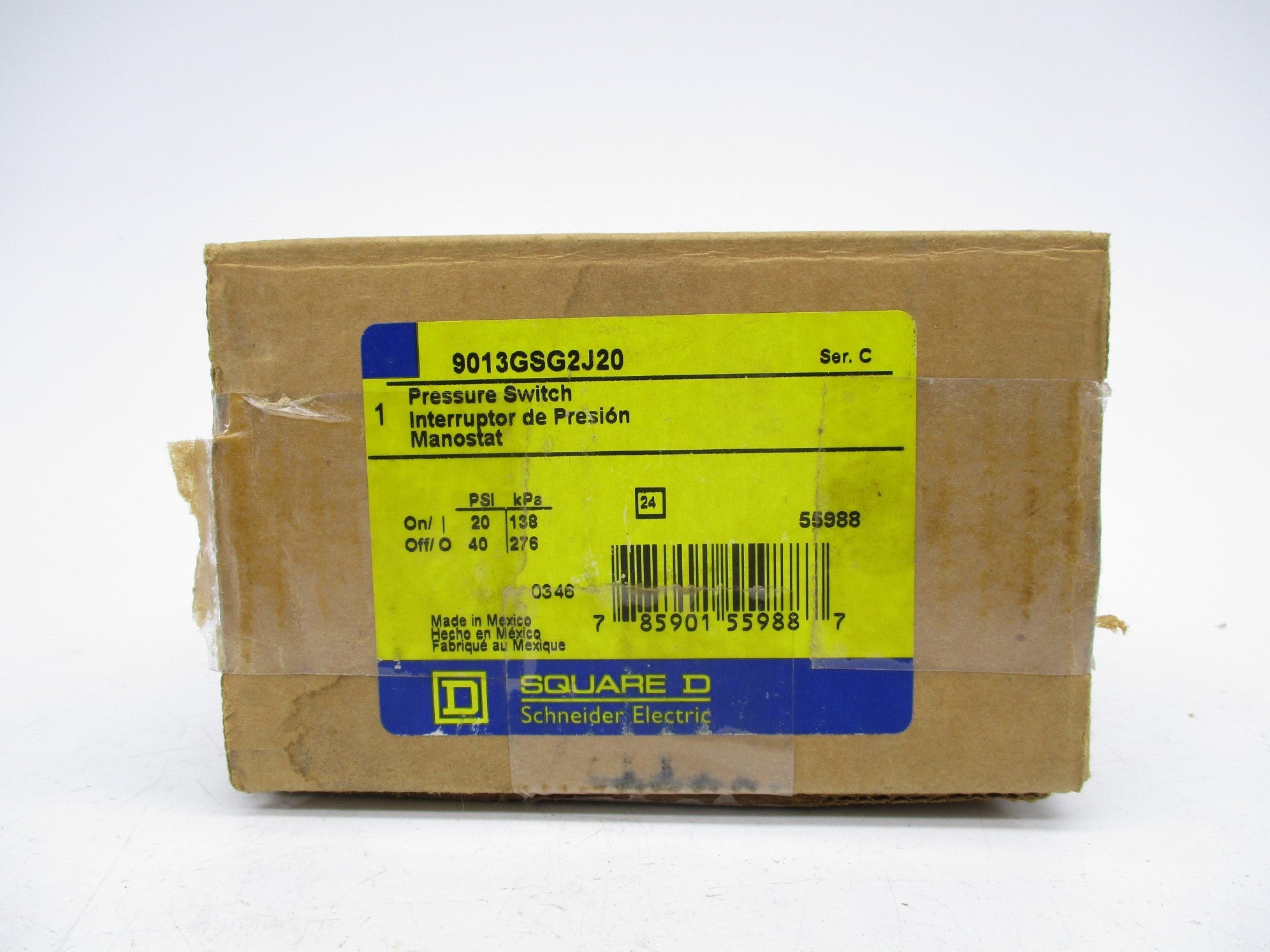 SQUARE D 9013GSG2J20 SER. C NSMP