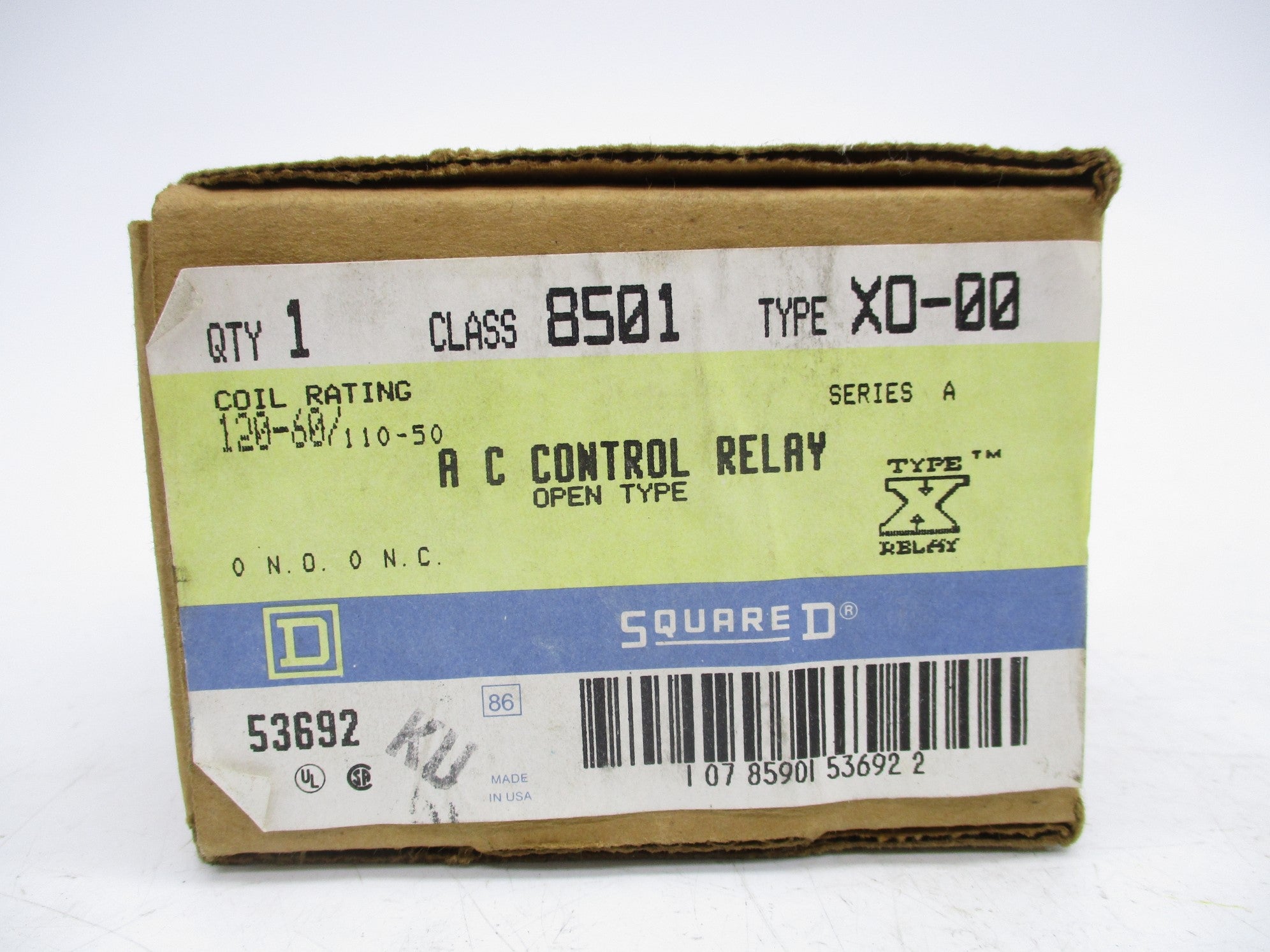 SQUARE D 8501XO-00 SER. A 120V NSMP
