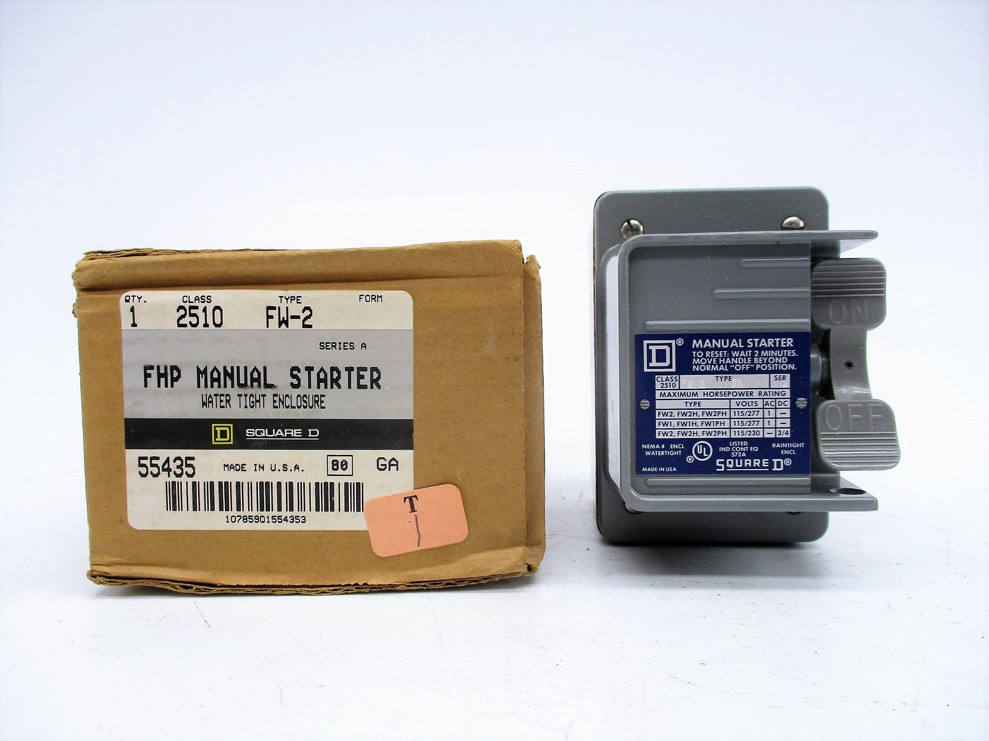 SQUARE D 2510FW2 SER. A NSMP