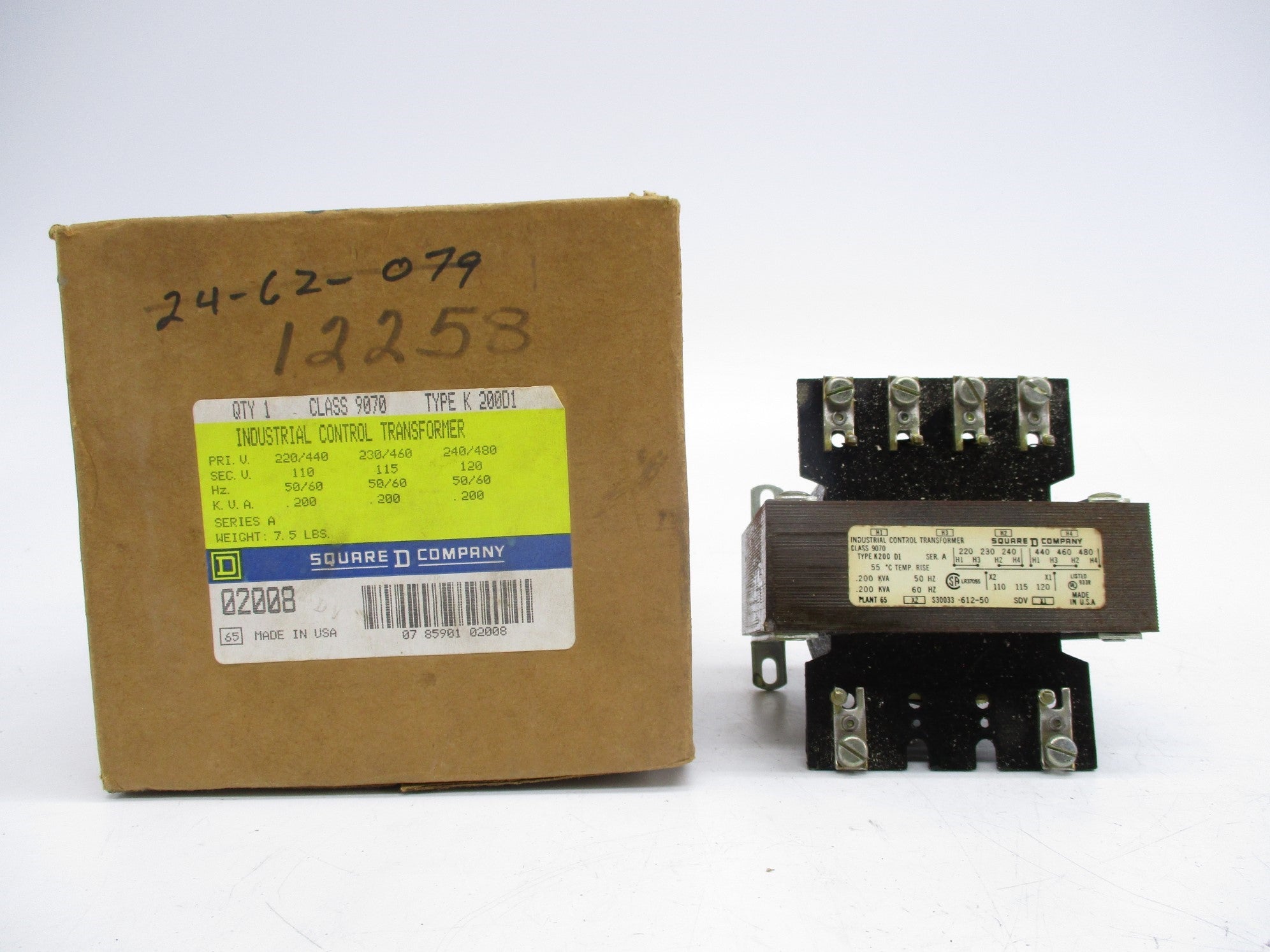 SQUARE D 9070K200D1 SER. A NSMP