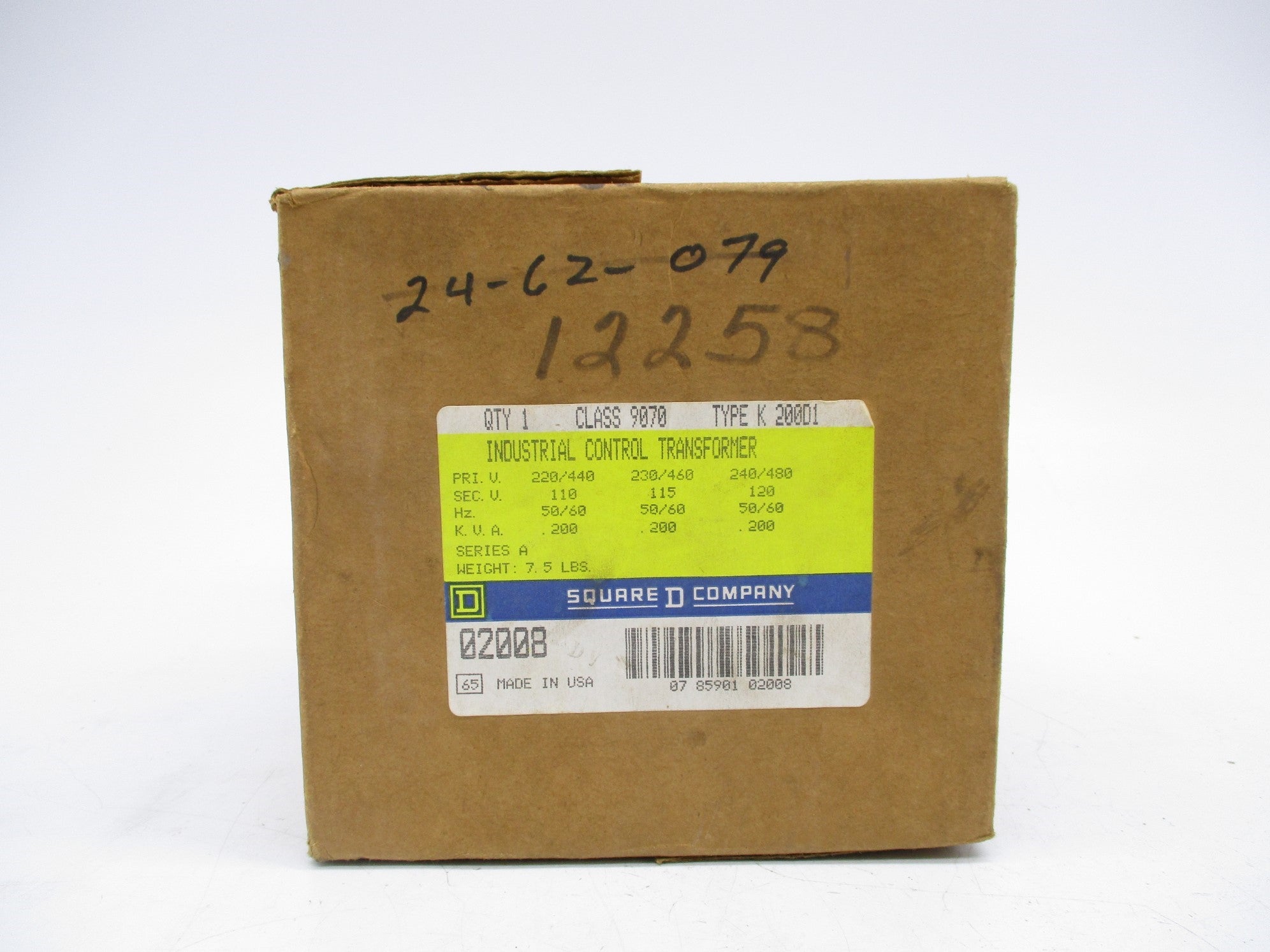 SQUARE D 9070K200D1 SER. A NSMP