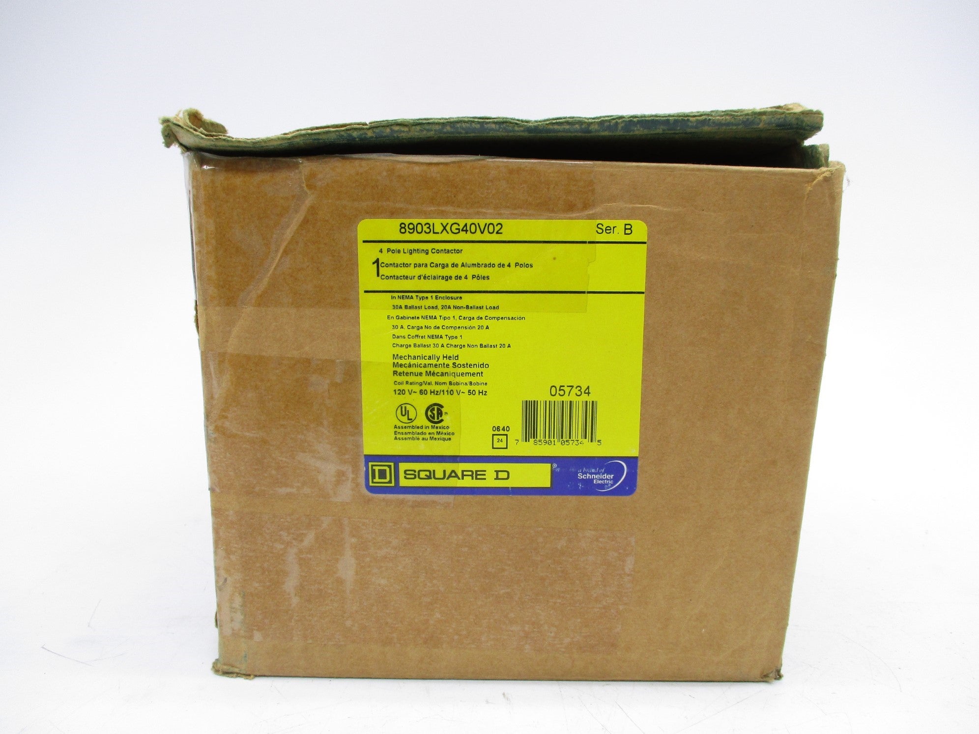 SQUARE D 8903LXG40V02 SER. B 120V NSMP