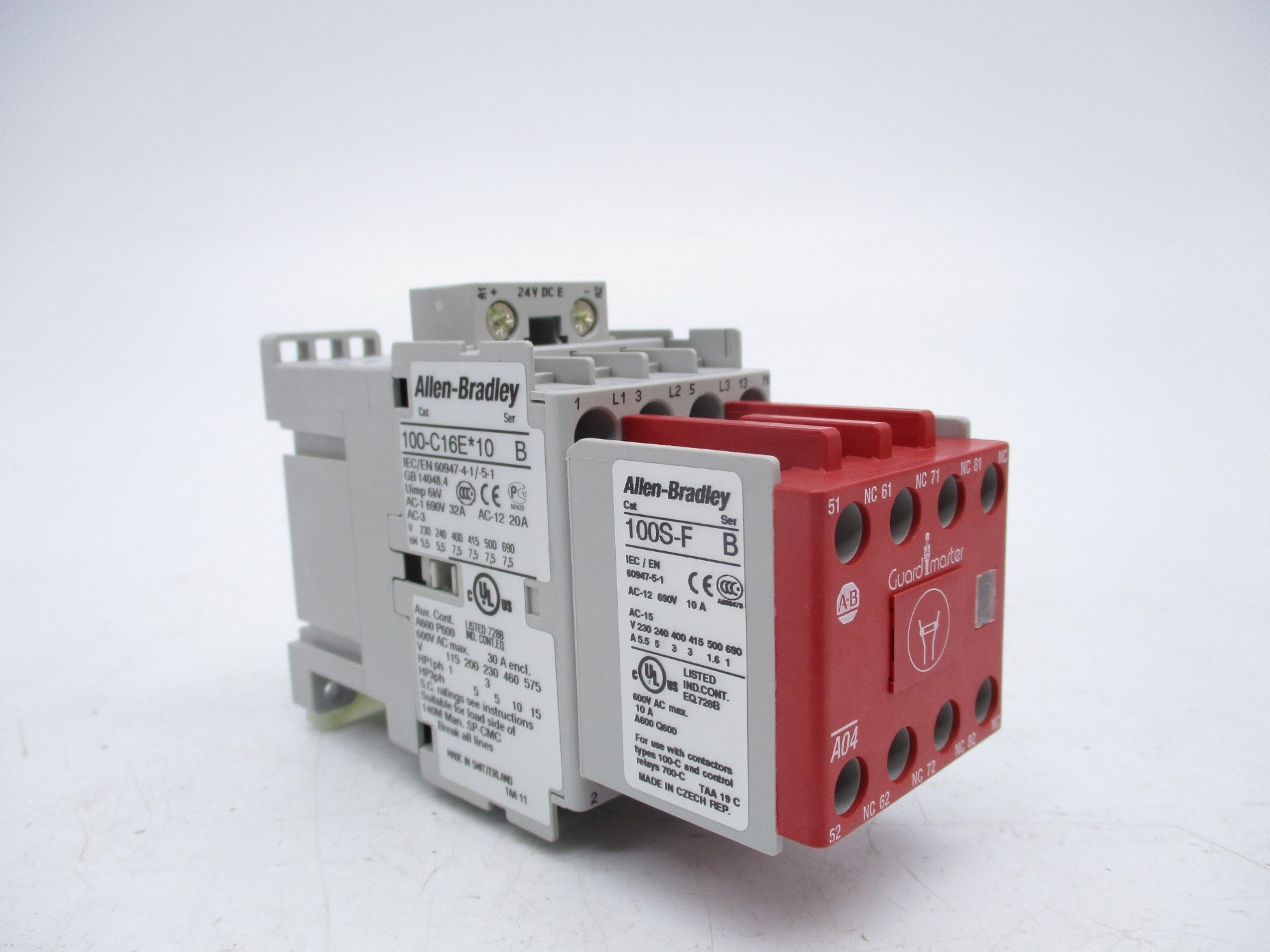 ALLEN BRADLEY 100S-C16EJ14C SER. A 24V (BR/WH) NSMP