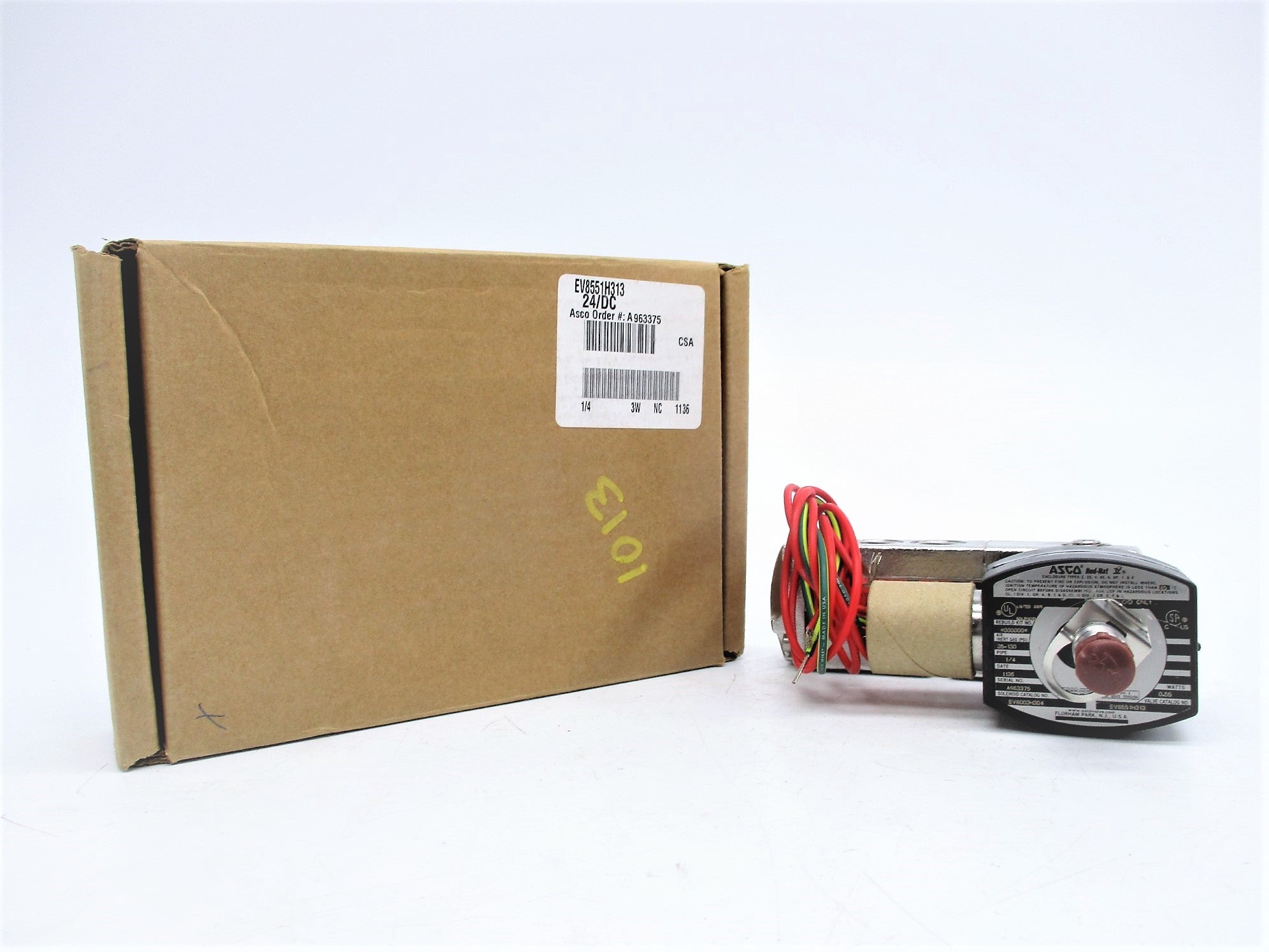 ASCO EV8551H313 24V 1/4"NSMP