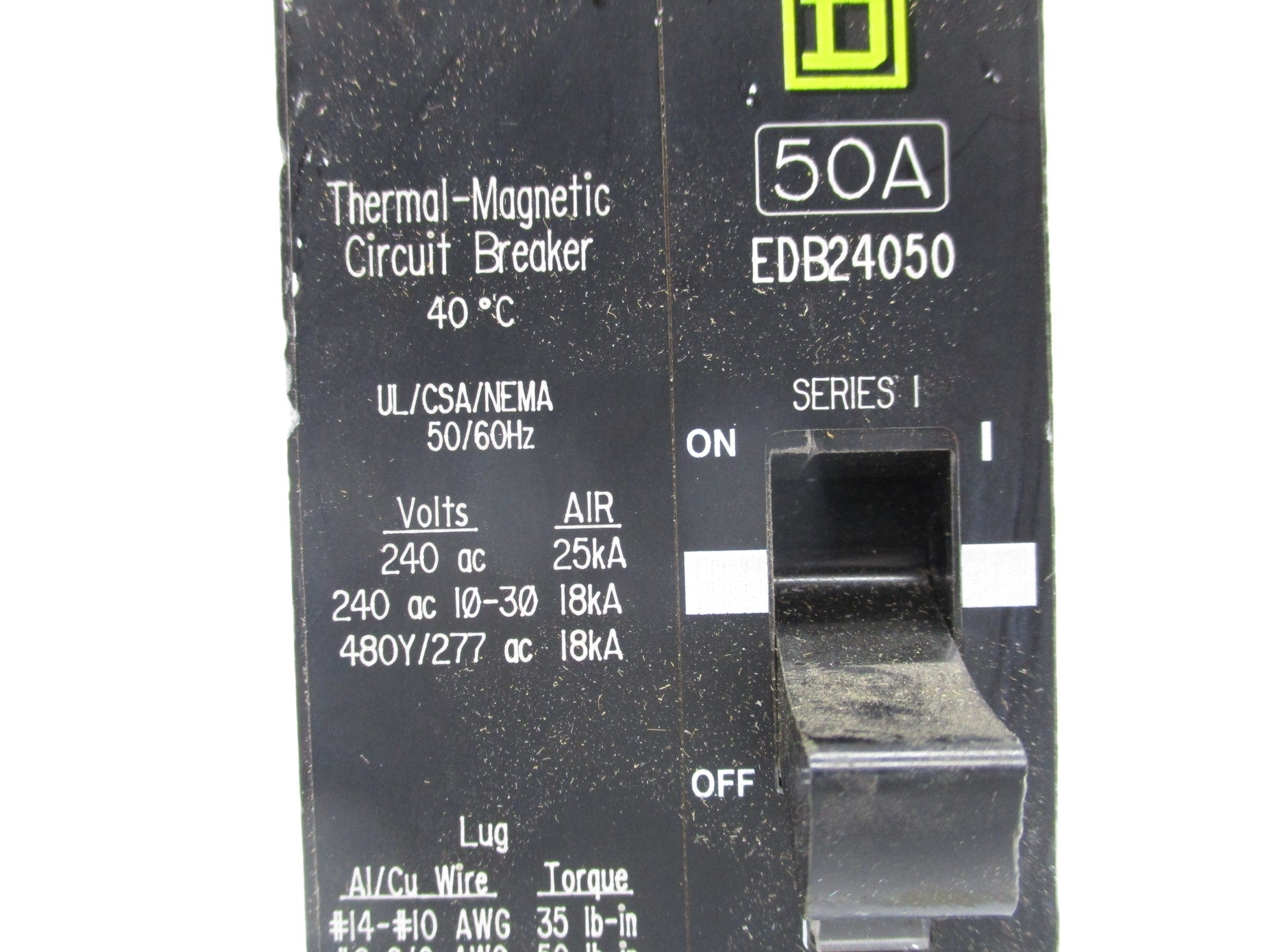 SQUARE D EDB24050 SER. 1 50A 277V NSNP