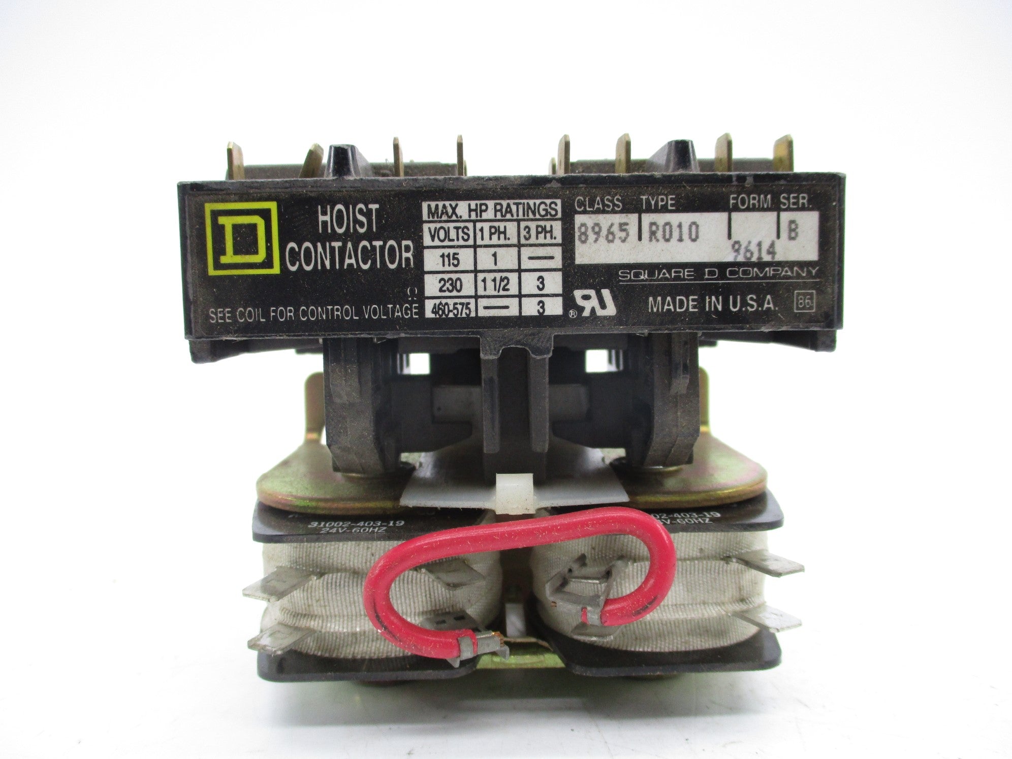 SQUARE D 8965R010 SER. B 24V NSNP
