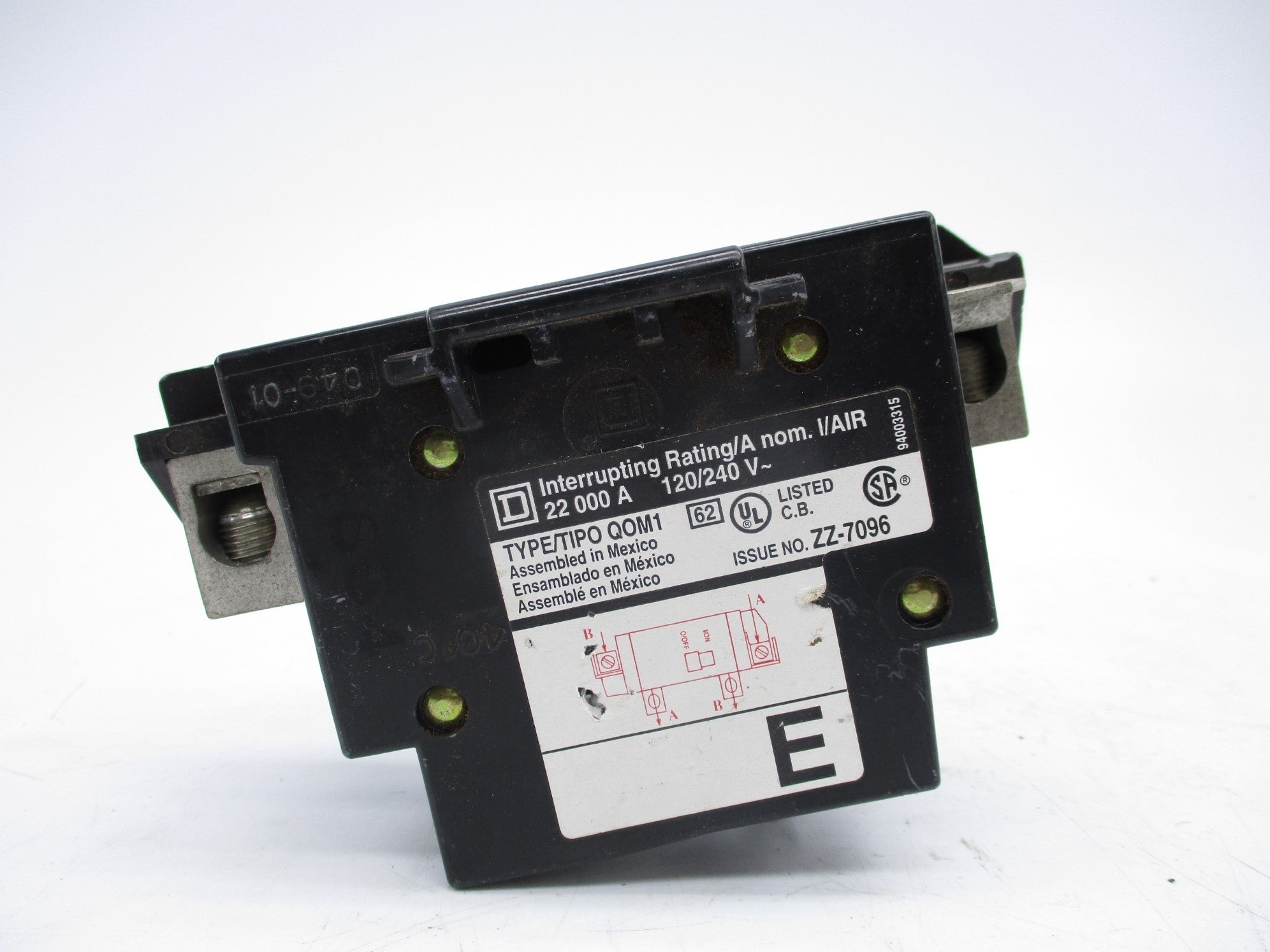SQUARE D QOM100VH 100A 240V NSNP