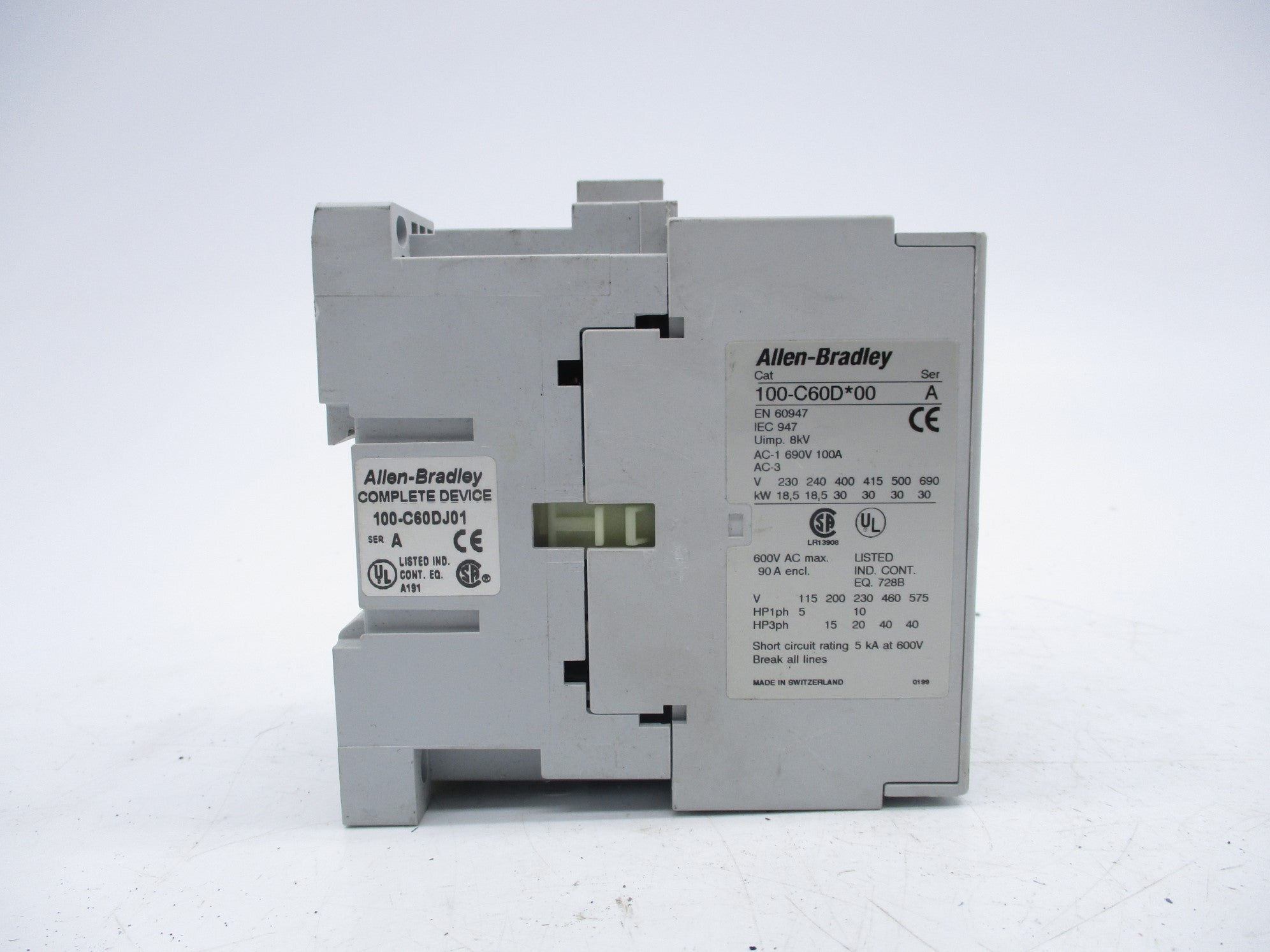 ALLEN BRADLEY 100-C60DJ01 SER. A 24V NSNP