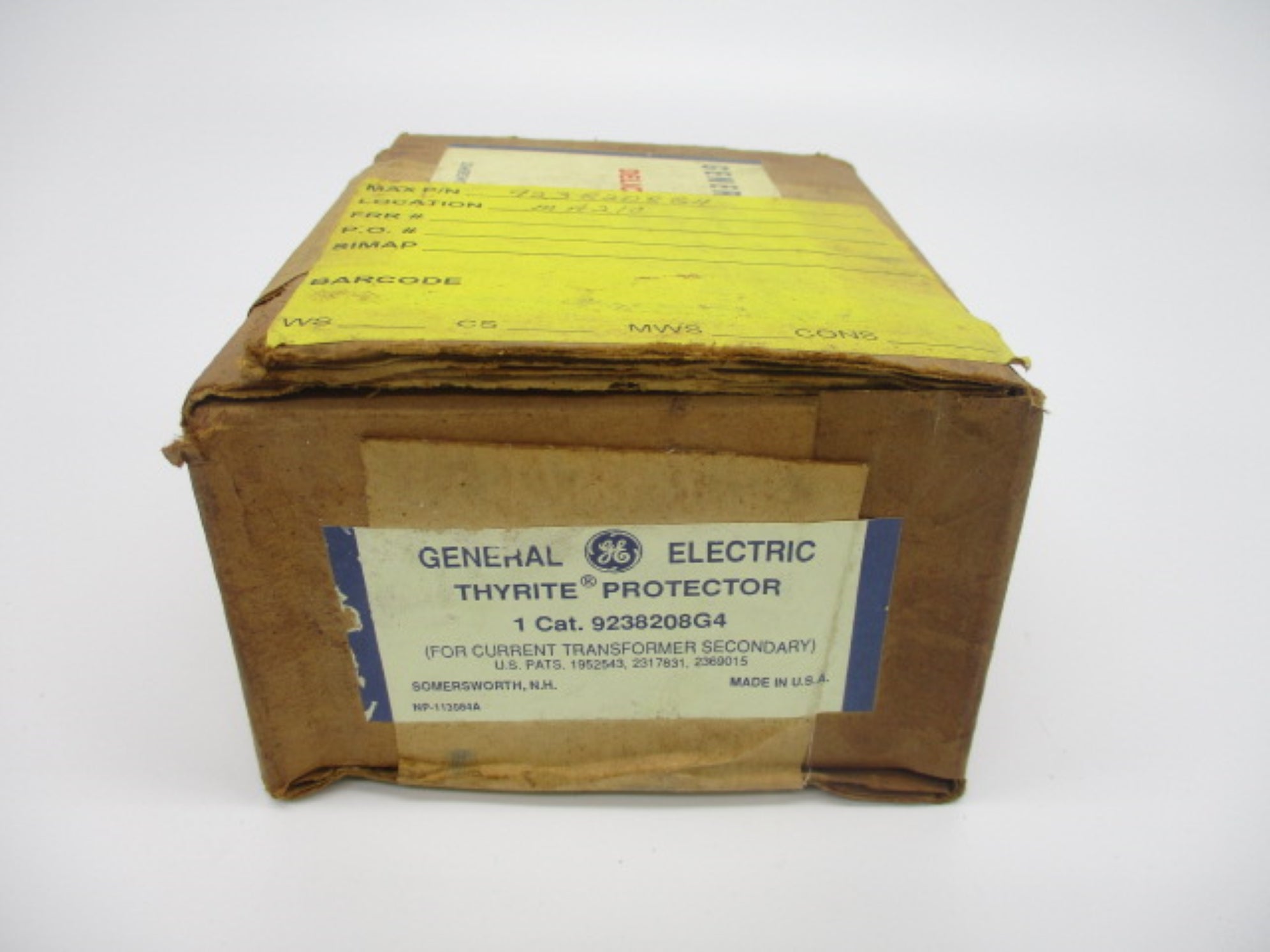 GENERAL ELECTRIC 9238208G4 NSFS