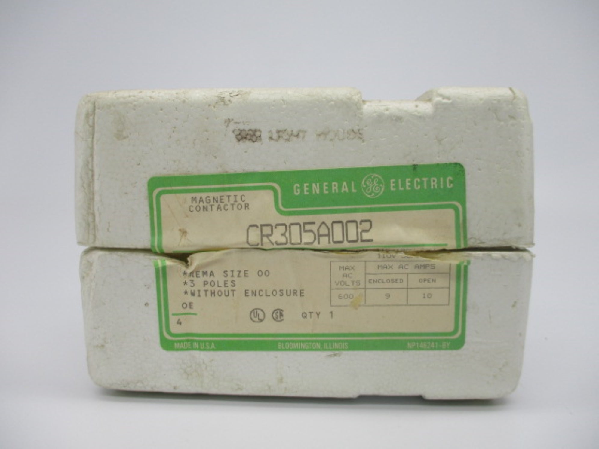 GENERAL ELECTRIC CR305A002 10A 120V NSMP