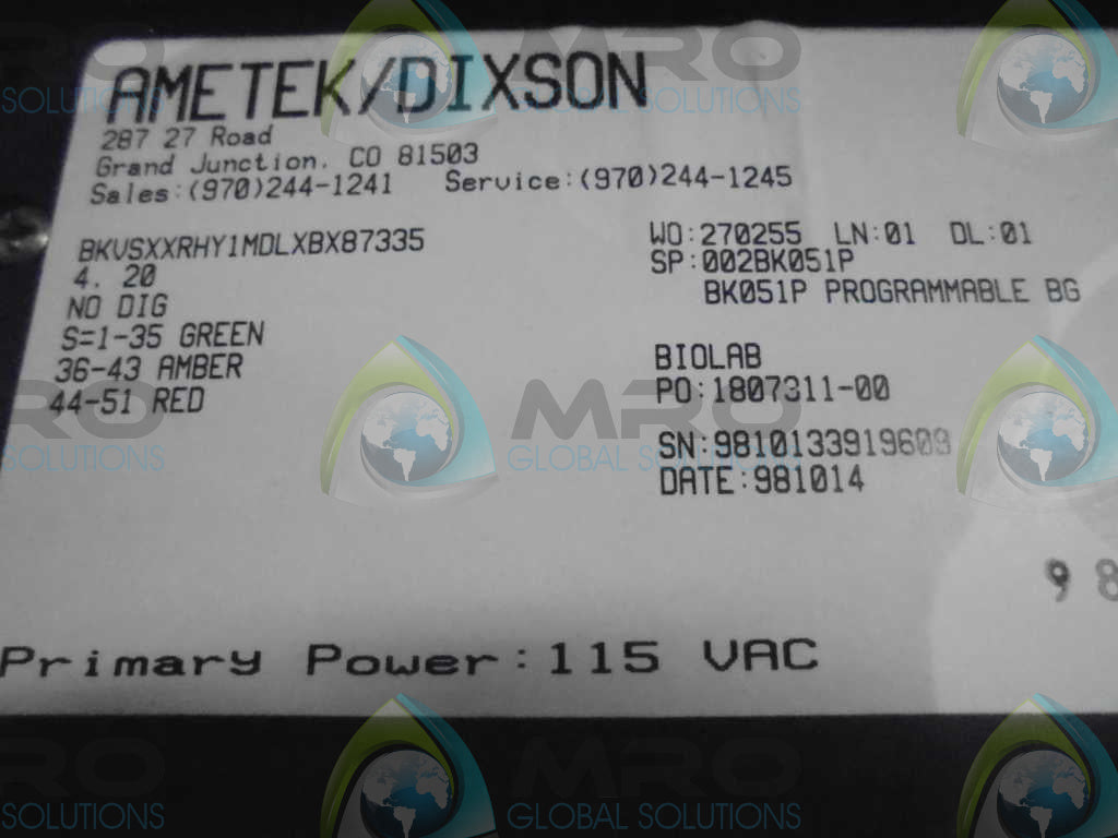 DIXSON INCORPORATED BK05IP RECORDER *NEW IN BOX*