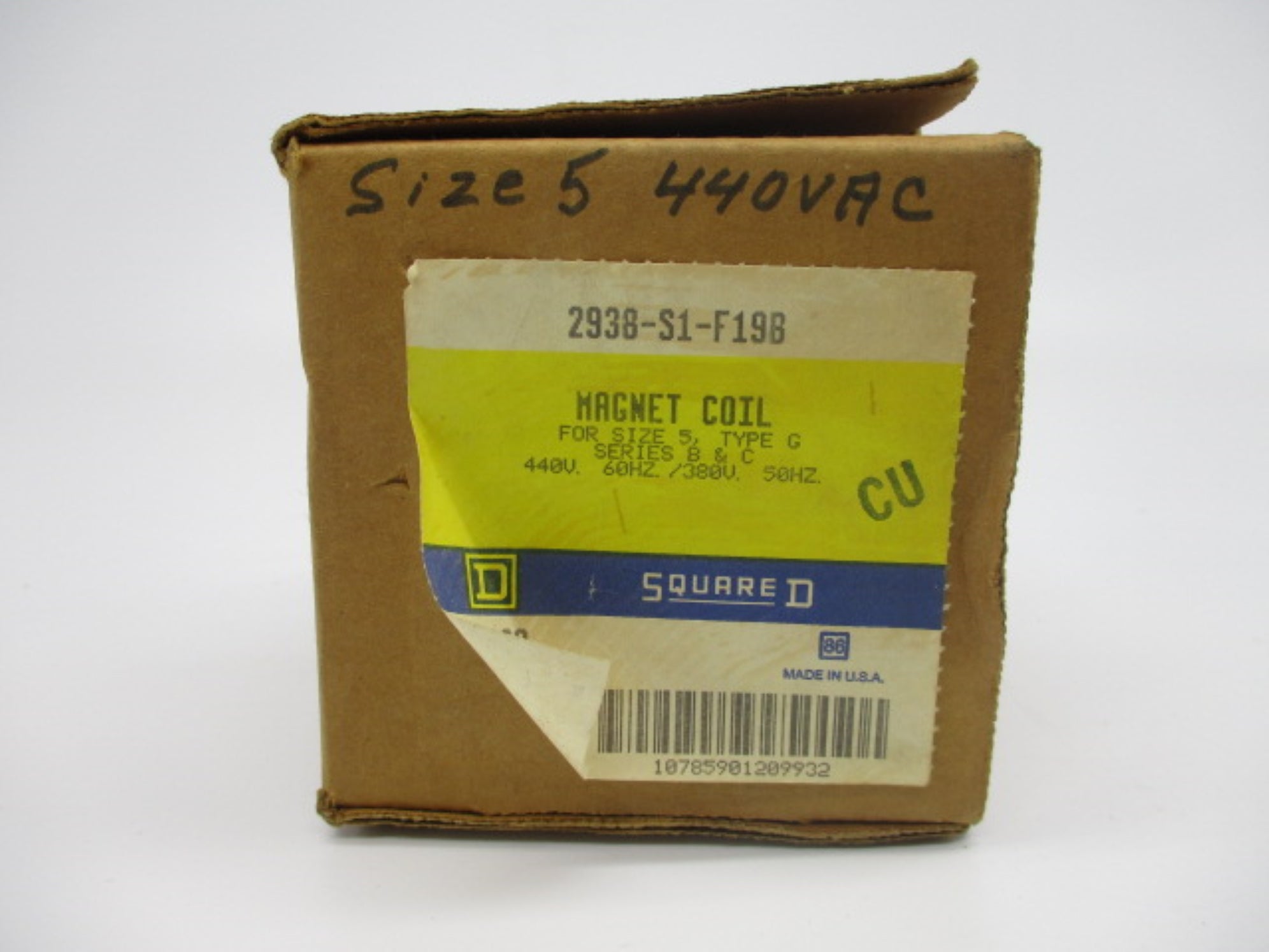 SQUARE D 2938-S1-F19B SER. B&C NSMP