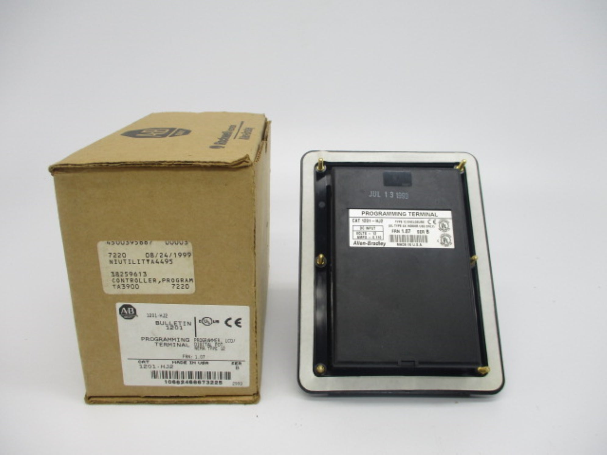 ALLEN BRADLEY 1201-HJ2 SER. B F/W 1.07 12VDC 0.110A (BR/WH) NSMP