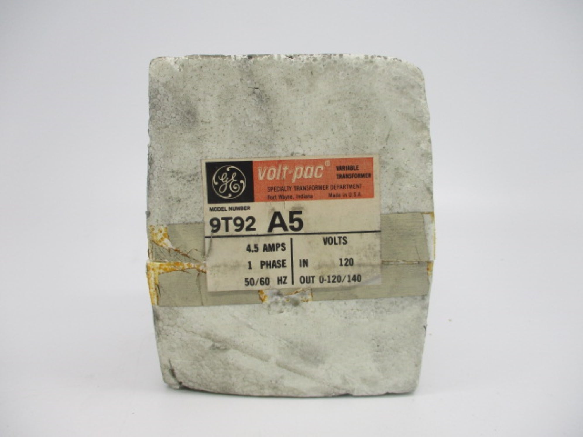 GENERAL ELECTRIC 9T92A5 NSMP