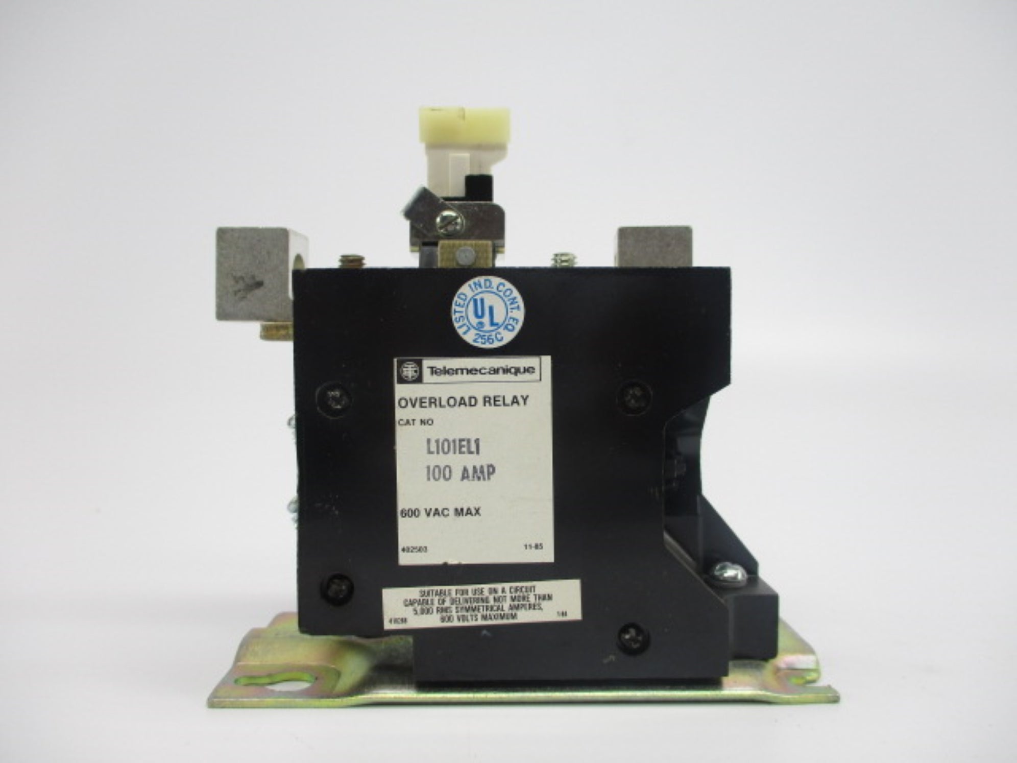 TELEMECANIQUE L101EL1 100A 600V NSNP