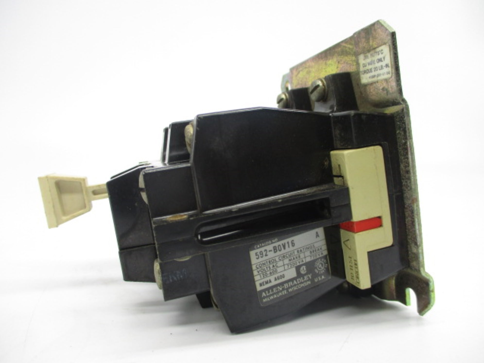 INDUSTRIAL SPARE PART 592-BOV16 SER. A 120-600VAC NSNP