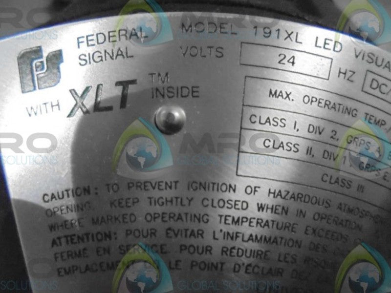 FEDERAL SIGNAL 191XL-024G SER.B *NEW IN BOX*