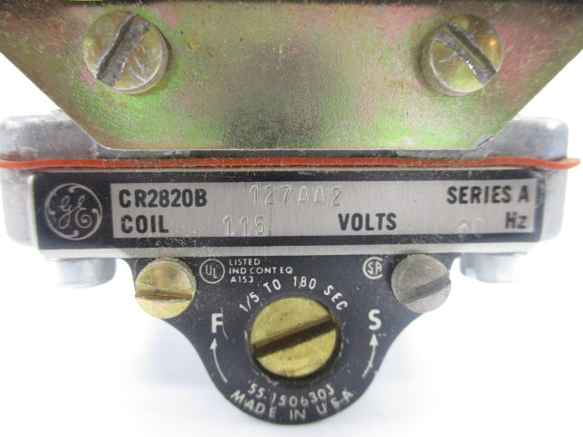 GENERAL ELECTRIC CR2820B127AA2 SER. A 115V (AS PICTURED) UNMP