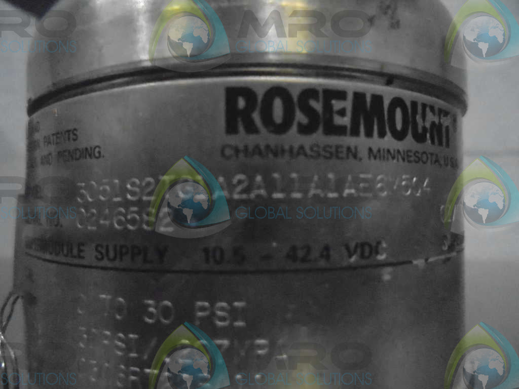 ROSEMOUNT 3051S2TG1A11A1AE6M504 *USED*