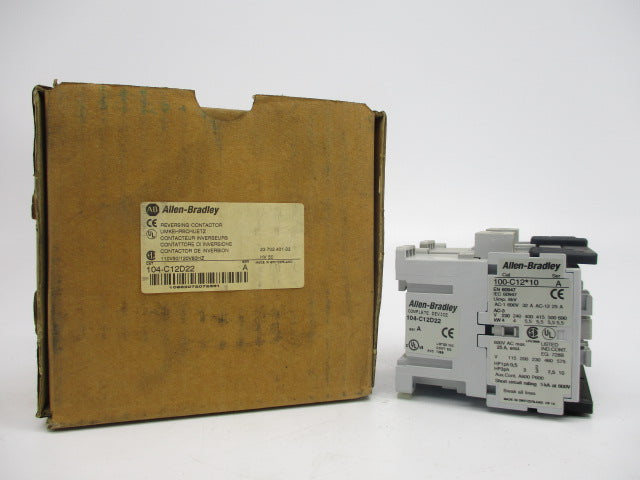 ALLEN BRADLEY 104-C12D22 SER. A 110/120V 25A (BR/WH) NSMP