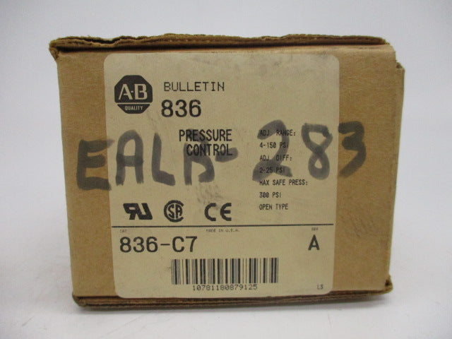 ALLEN BRADLEY 836-C7 SER. A (AS PICTURED) (BR/WH) NSMP