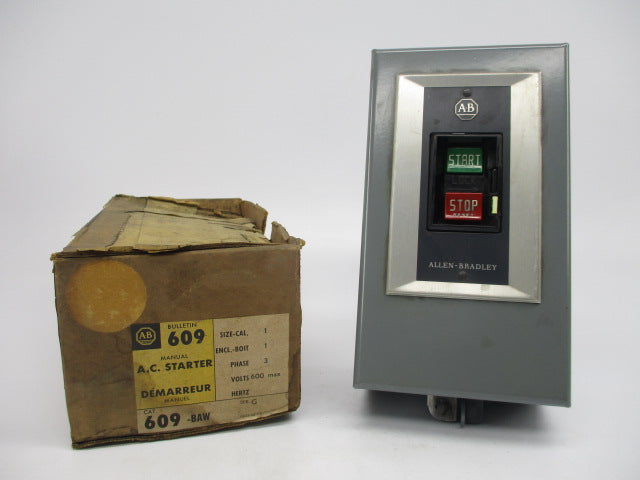 ALLEN BRADLEY 609-BAW SER. G (BR/YL) NSMP