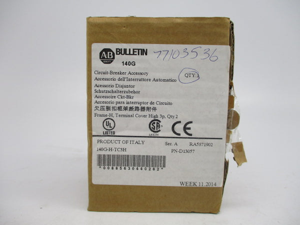 ALLEN BRADLEY 140G-H-TC3H SER. A (BR/WH) NSMP