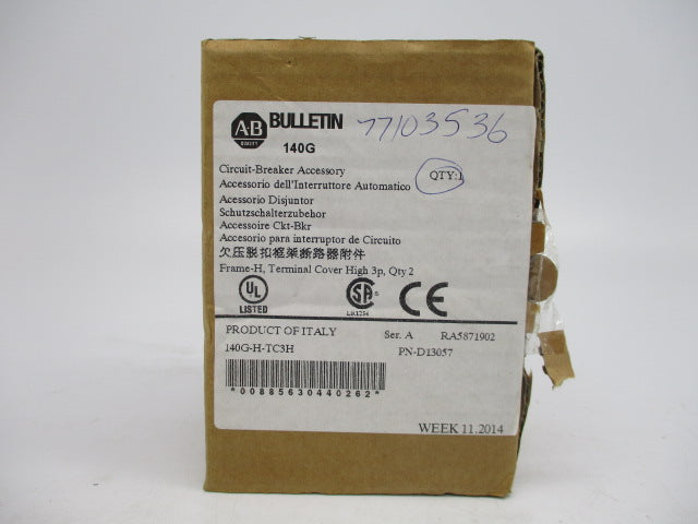 ALLEN BRADLEY 140G-H-TC3H SER. A (BR/WH) NSMP