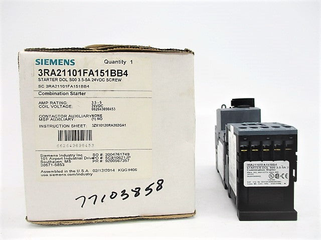 SIEMENS 3RA21101FA151BB4 NSMP