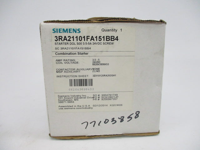 SIEMENS 3RA21101FA151BB4 NSMP