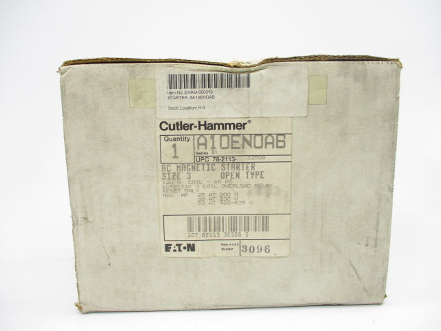 CUTLER HAMMER A10EN0AB SER. B1 NSMP