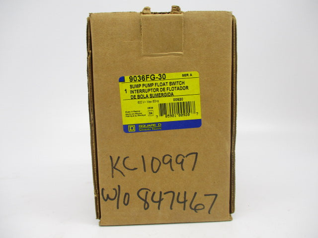 SQUARE D 9036FG-30 SER. A NSMP