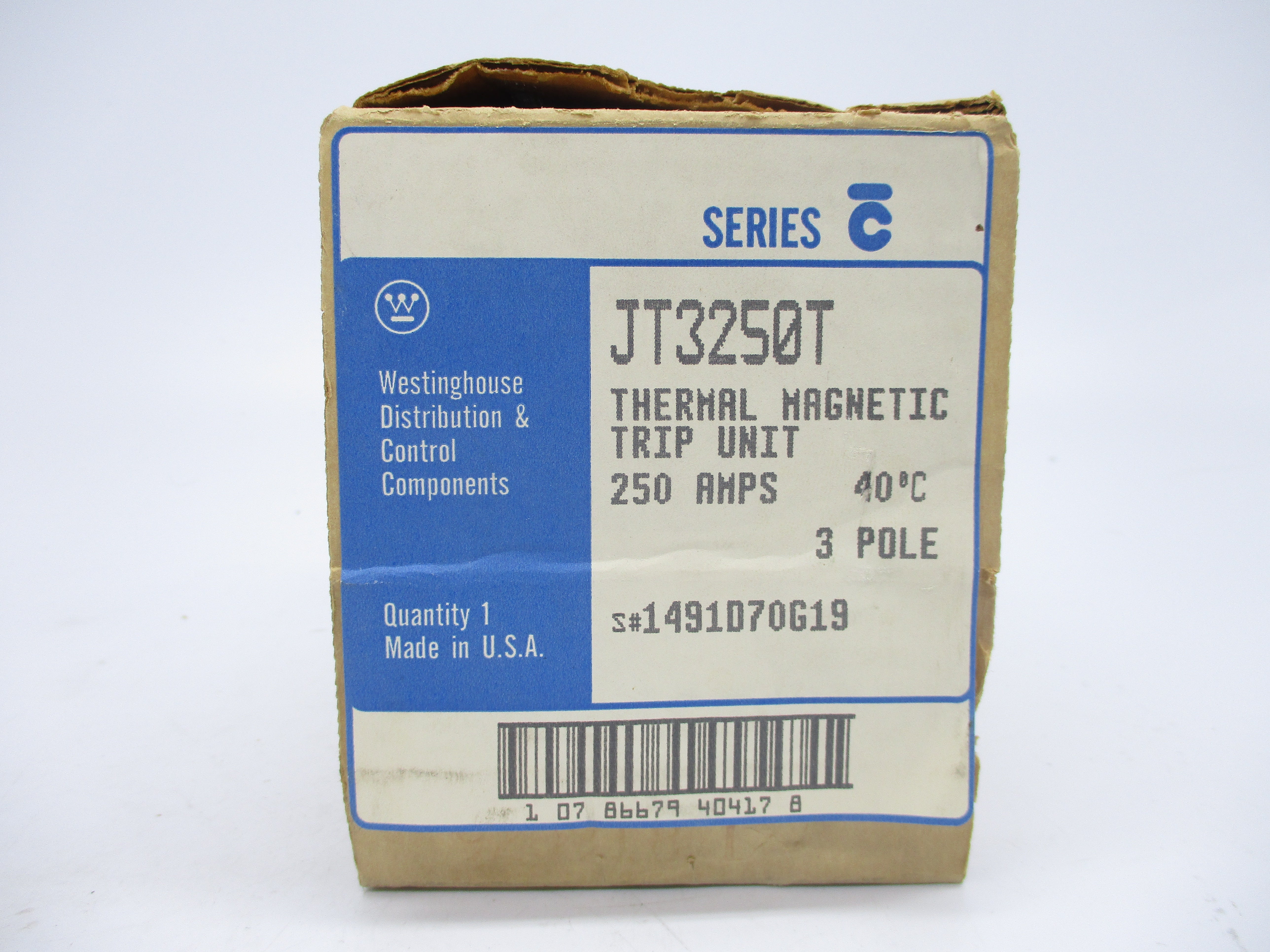 WESTINGHOUSE JT3250T SER. C NSMP