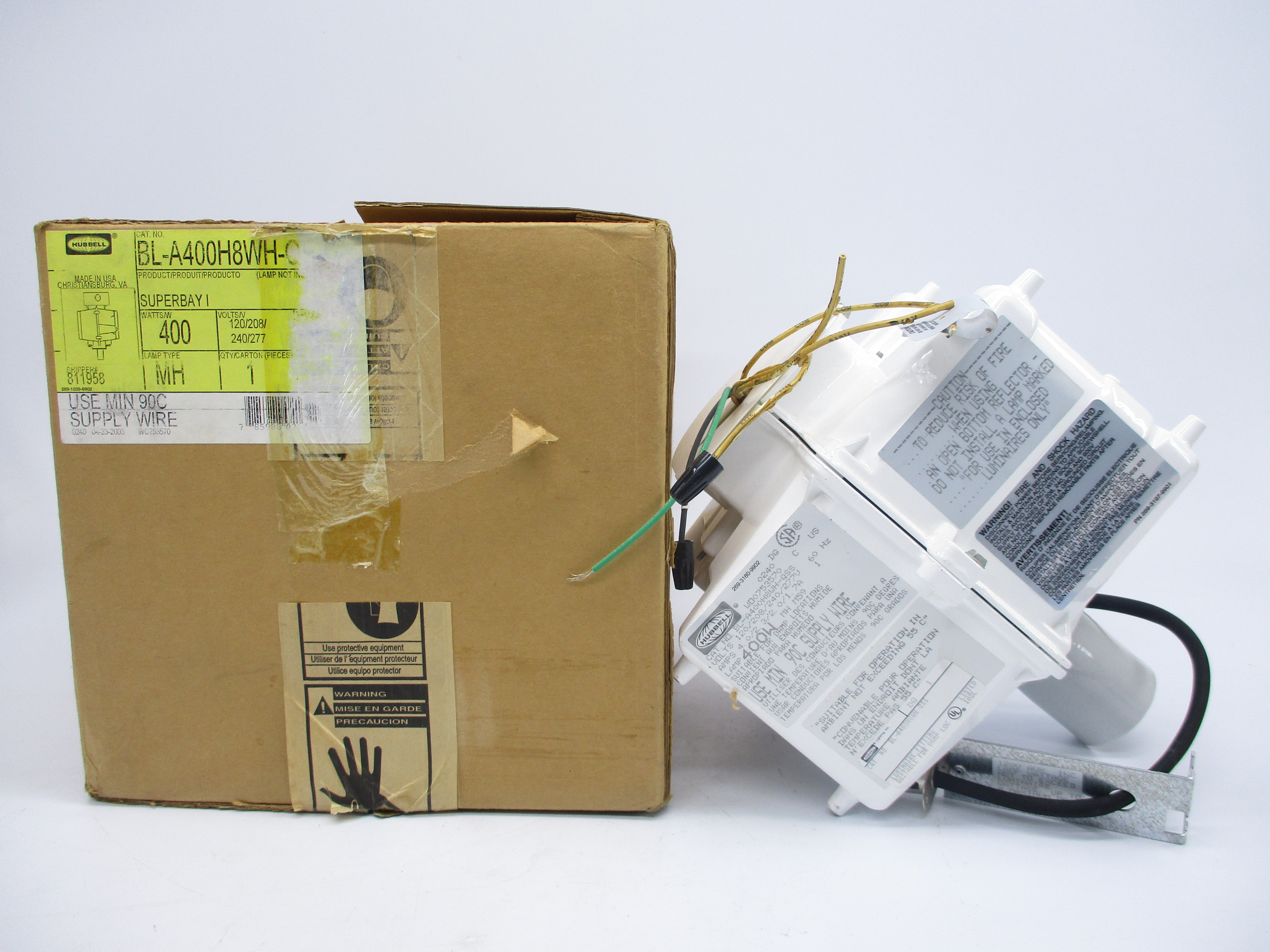 HUBBELL BL-A400H8WH-QSS NSMP
