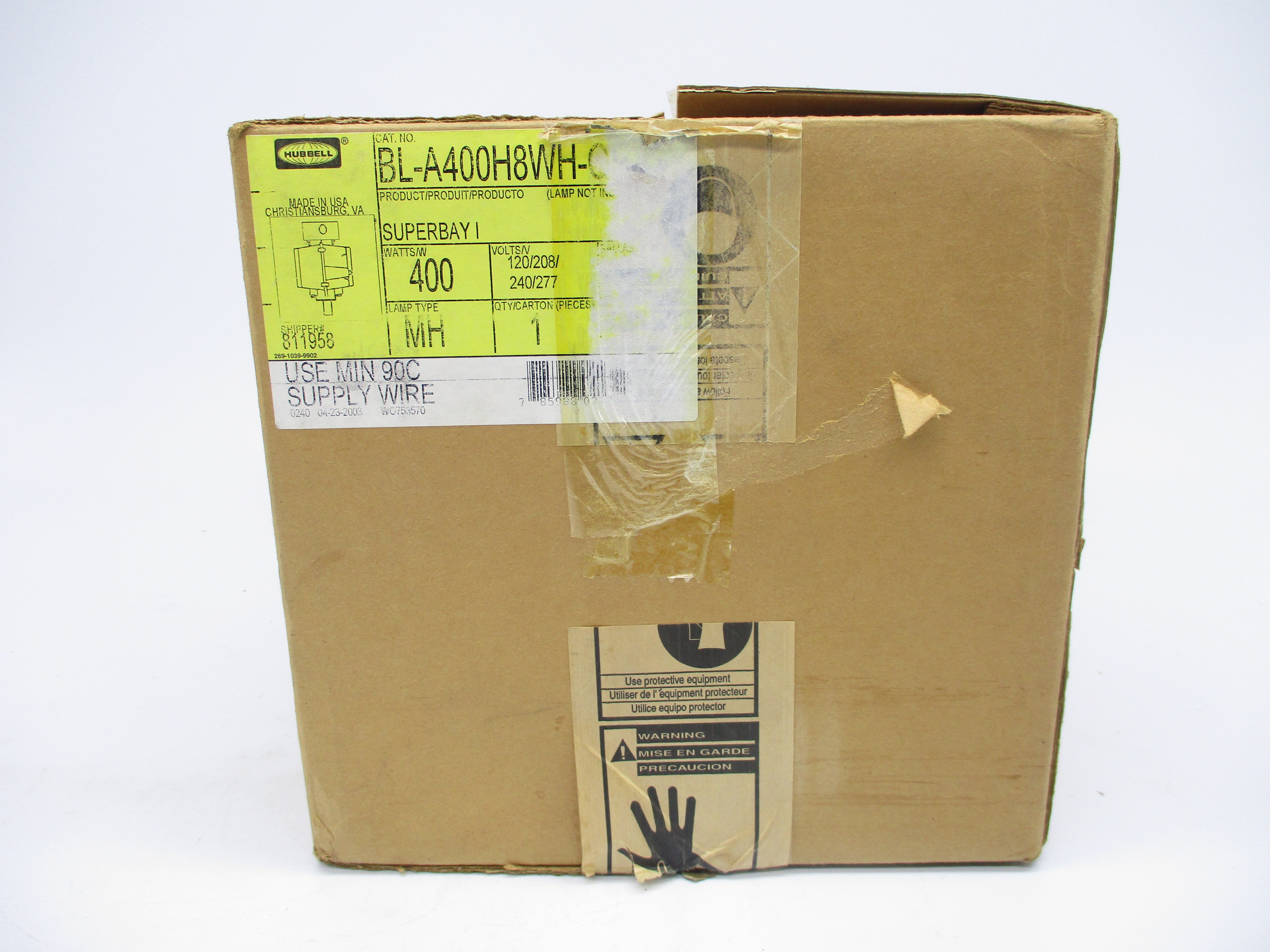 HUBBELL BL-A400H8WH-QSS NSMP