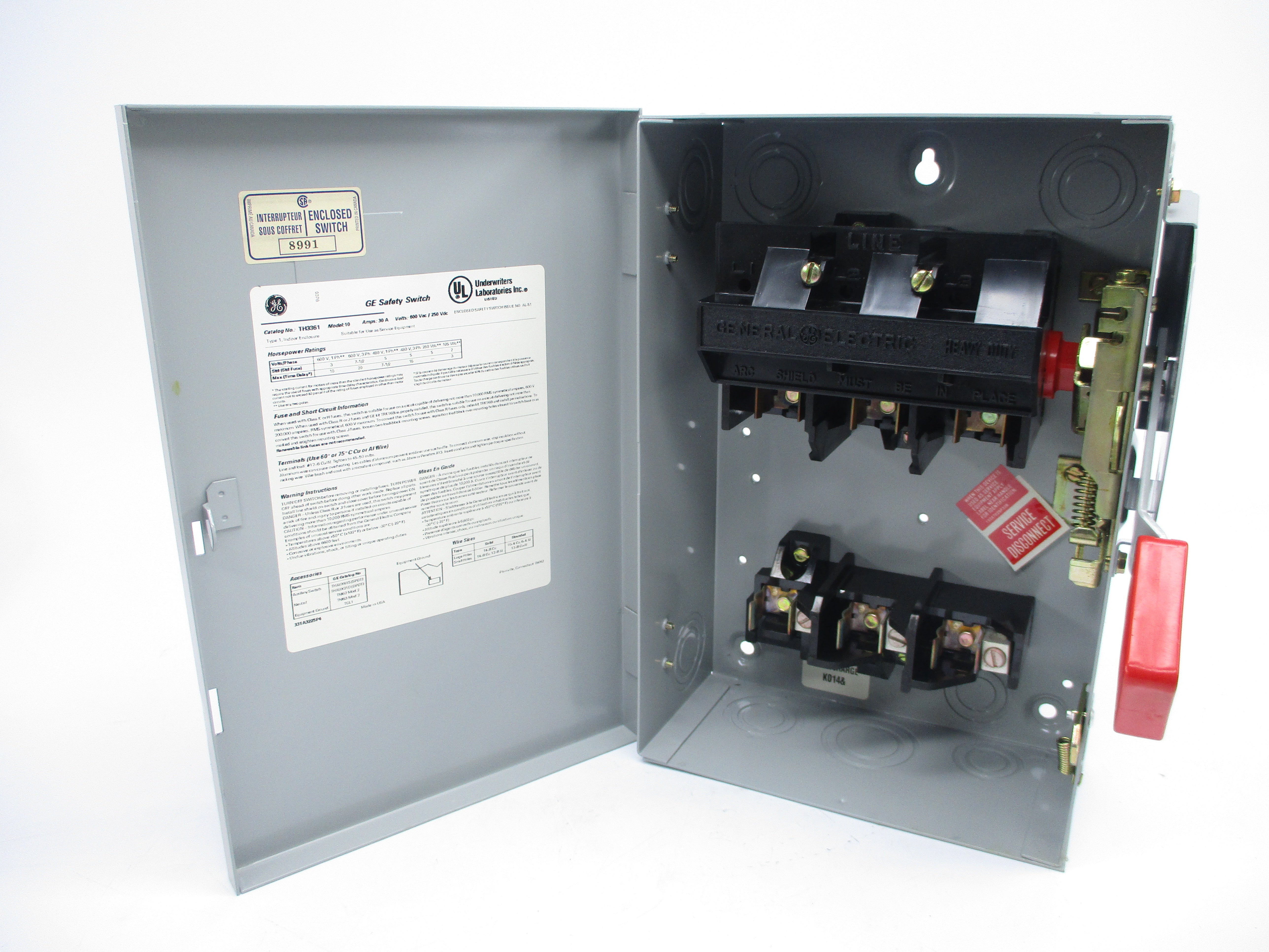 GENERAL ELECTRIC TH3361 NSMP