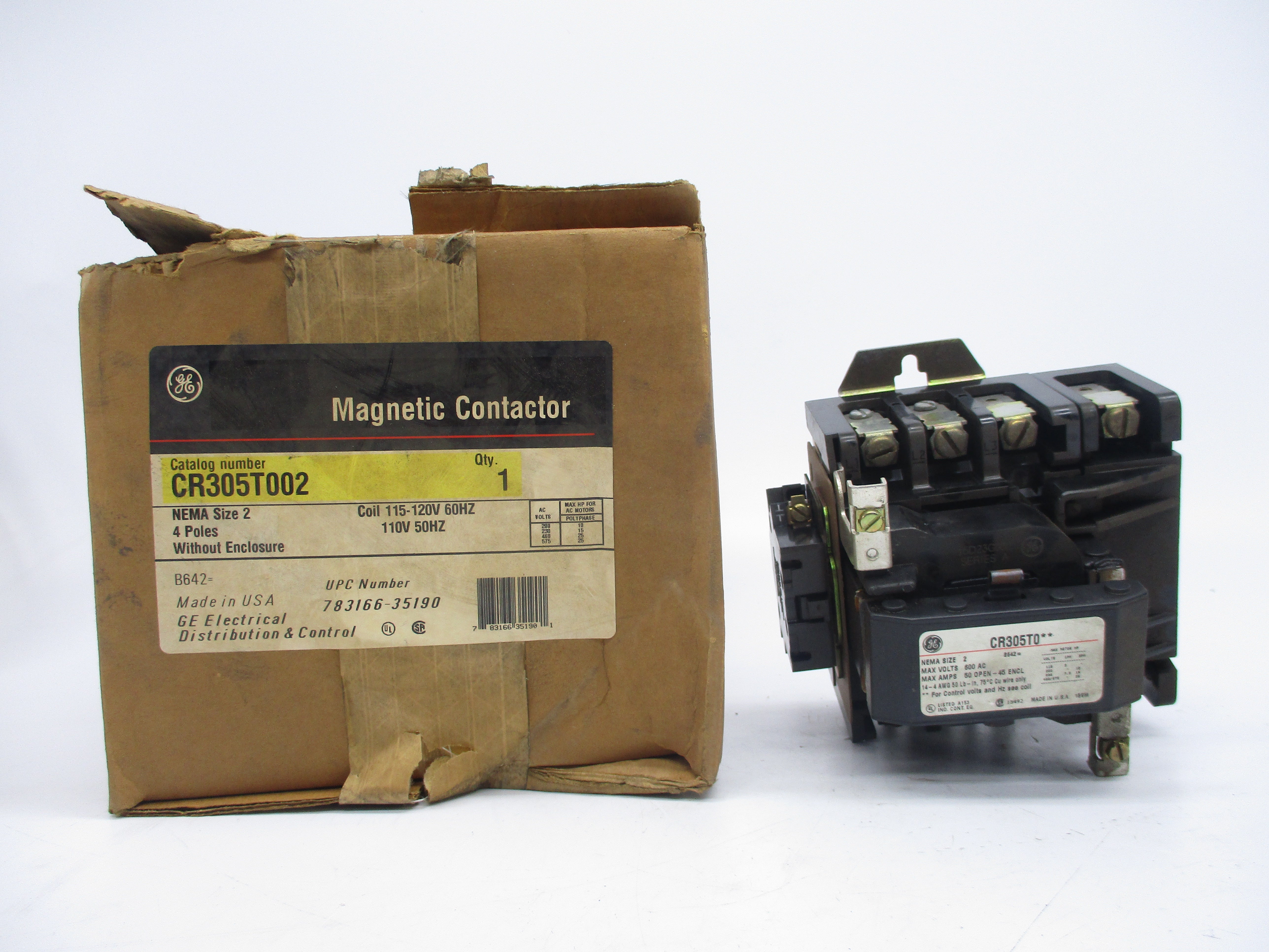 GENERAL ELECTRIC CR305T002 120V NSMP