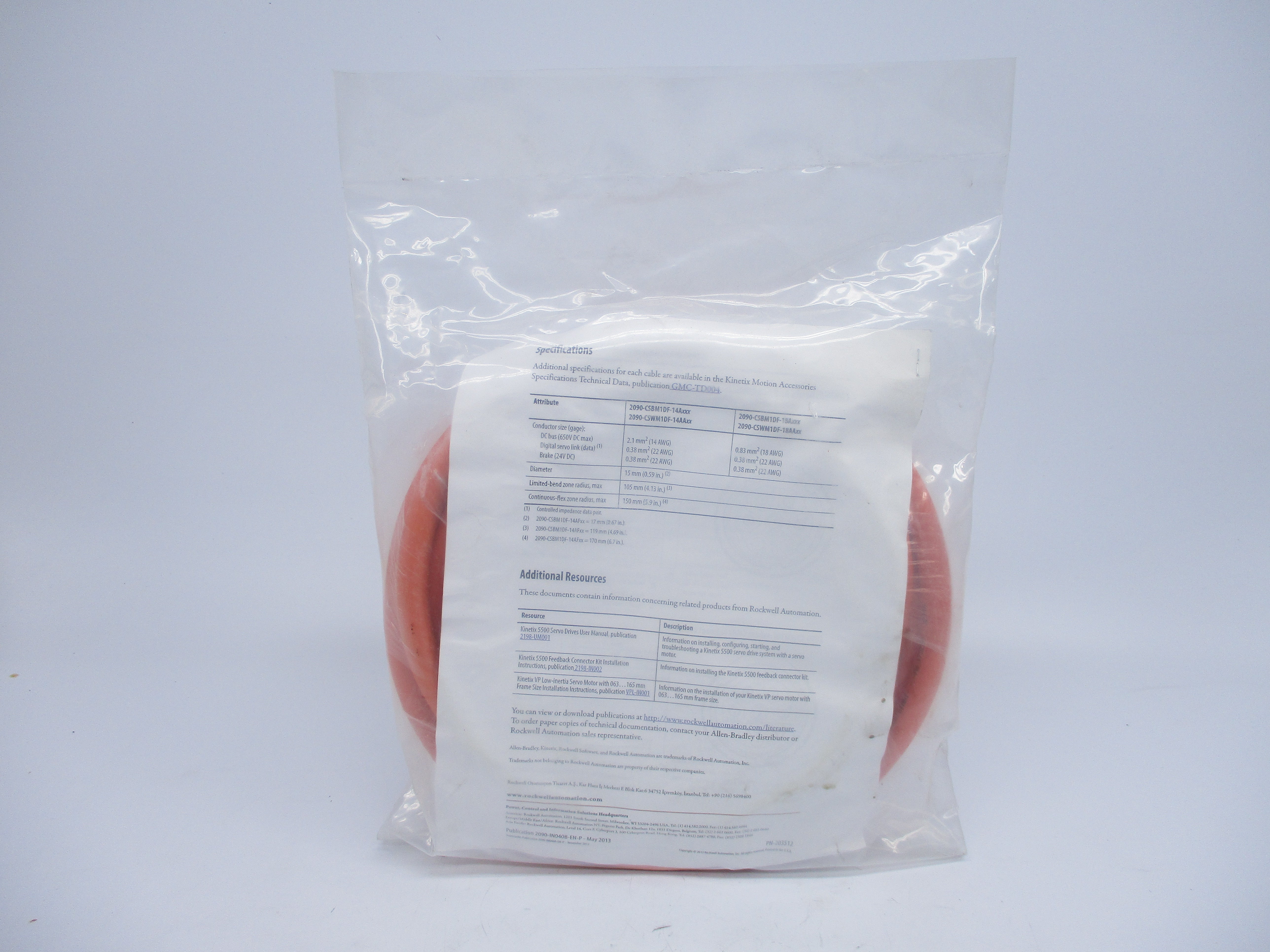 ALLEN BRADLEY 2090-CSWM1DF-18AA05 SER. B NSMP