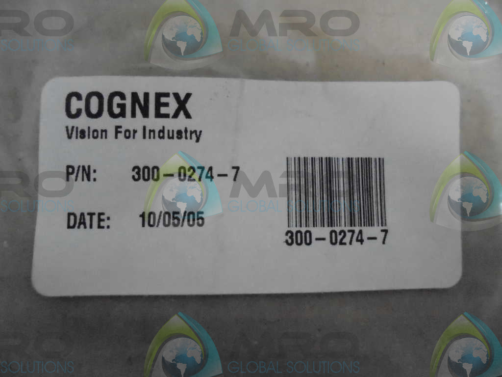 COGNEX 300-0274-7 REV.A CABLE ADAPTER *NEW IN BOX*
