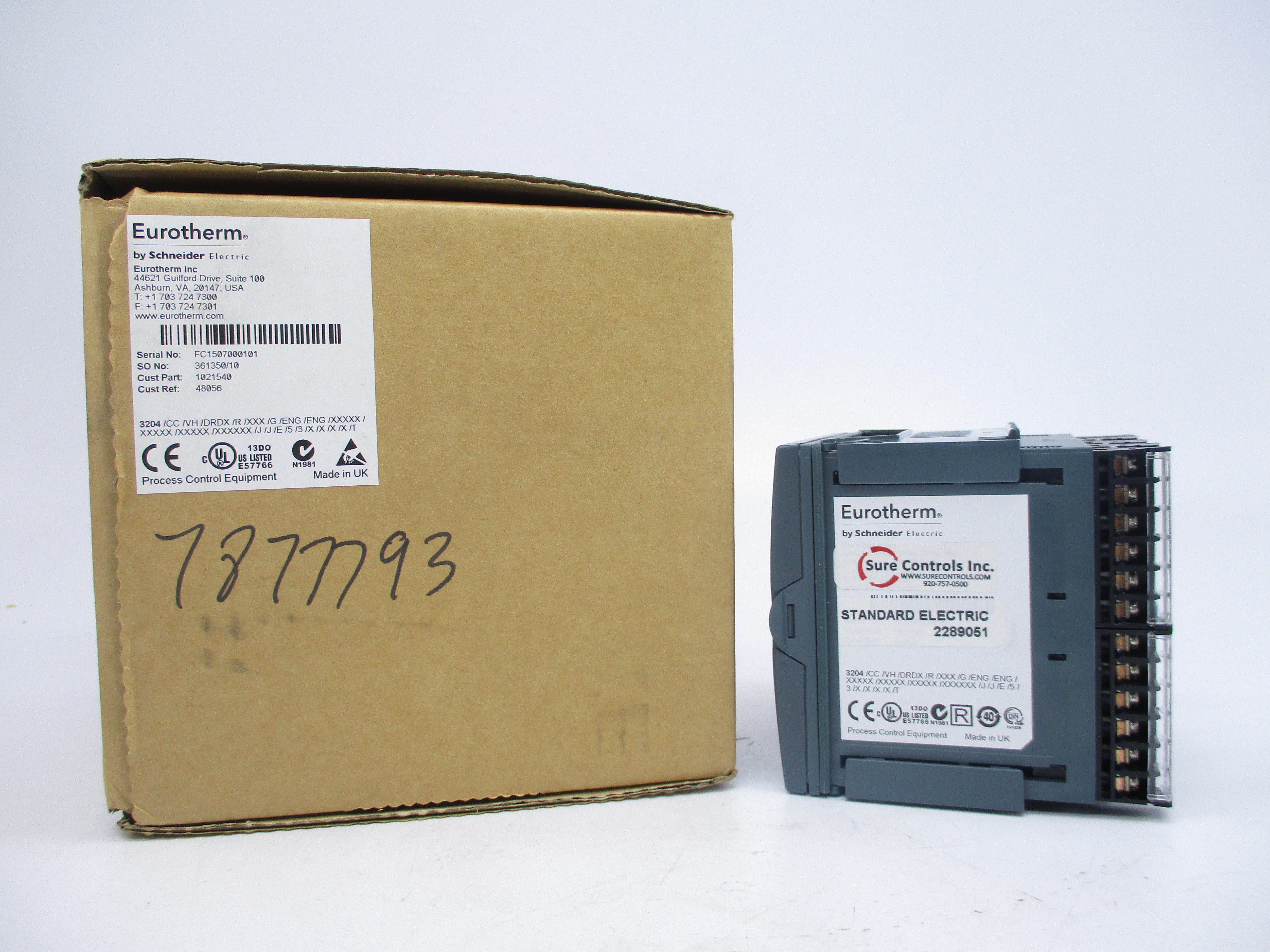 EUROTHERM 3204/CC/VH/DRDX/R/XXX/G/ENG/ENG NSMP