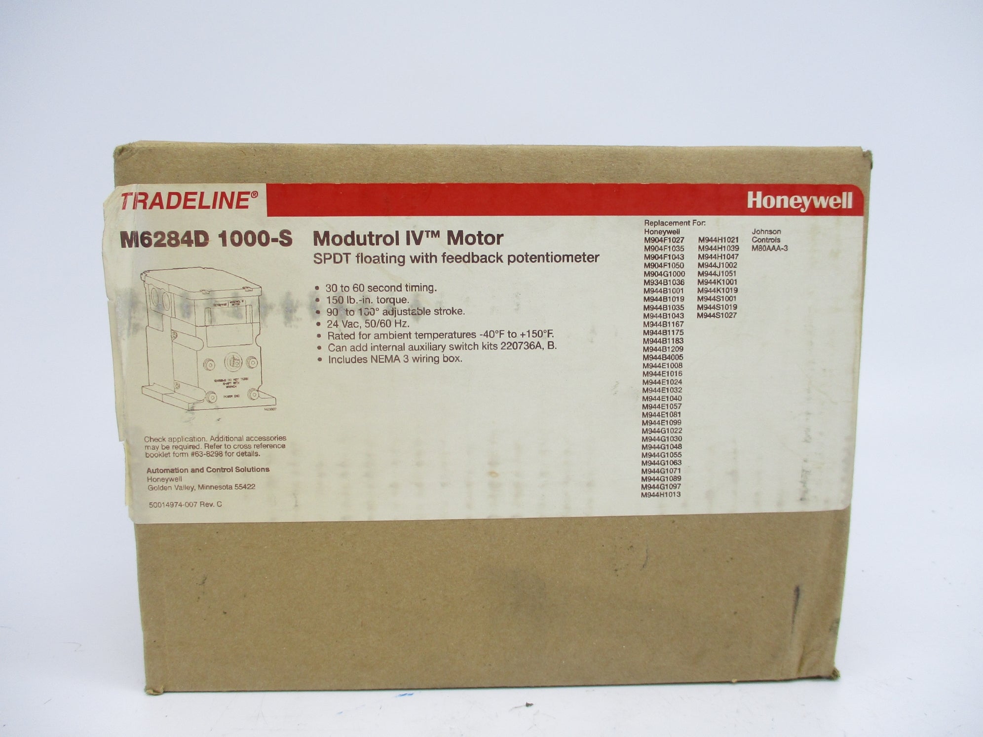 HONEYWELL M6284D1000-S NSMP