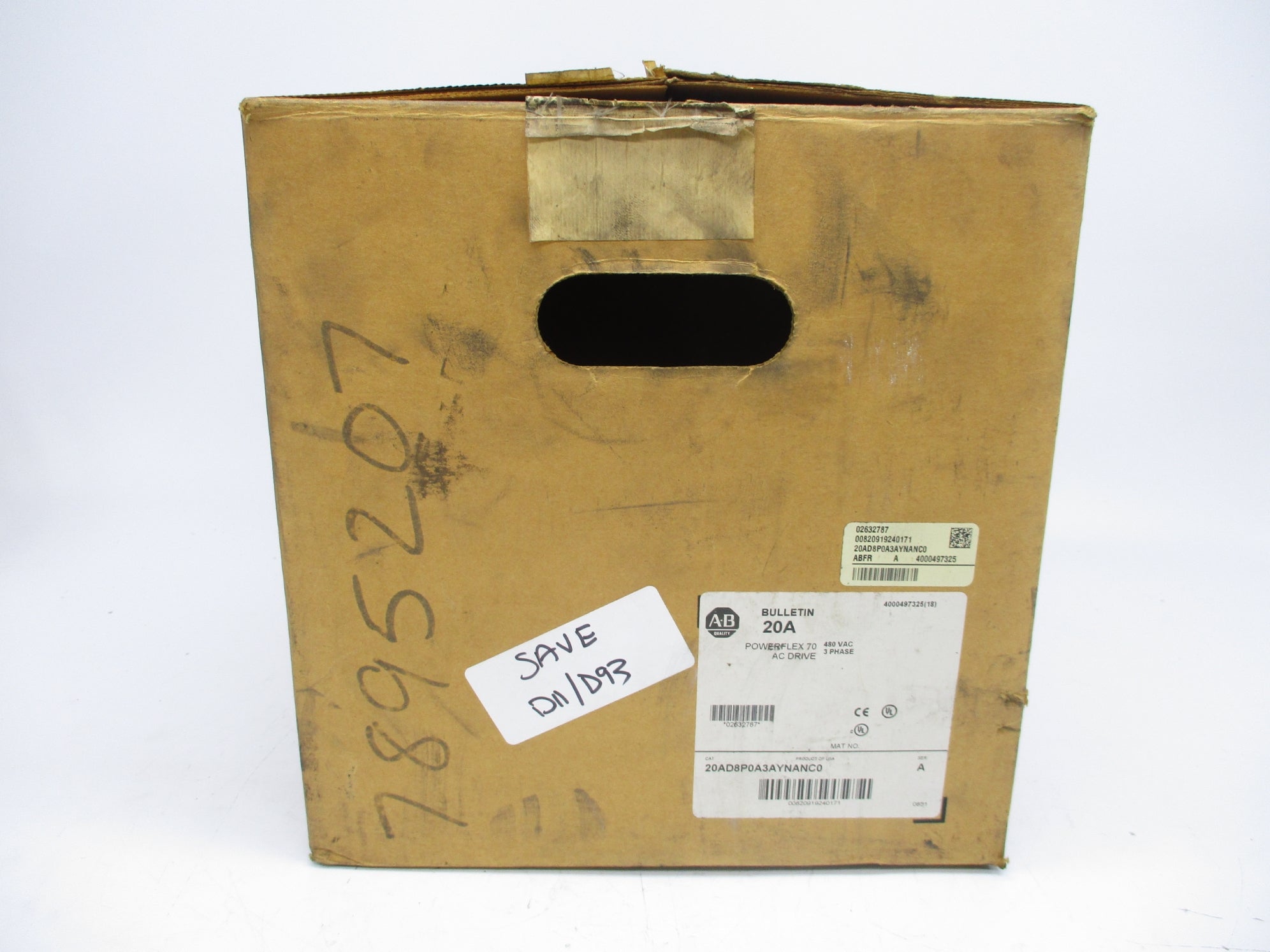 INDUSTRIAL SPARE PART 20AD8P0A3AYNANC0 SER. A (BR/WH) NSMP
