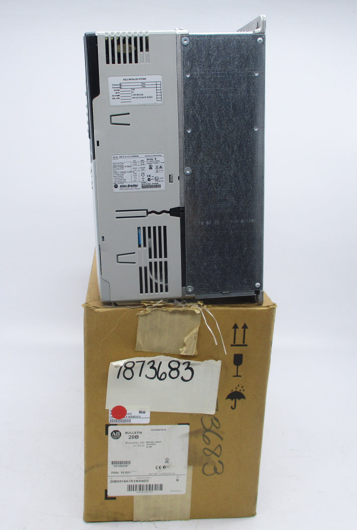 ALLEN BRADLEY 20BD014A3AYNAND0 SER. B F/W 10.001 (BR/WH) NSMP