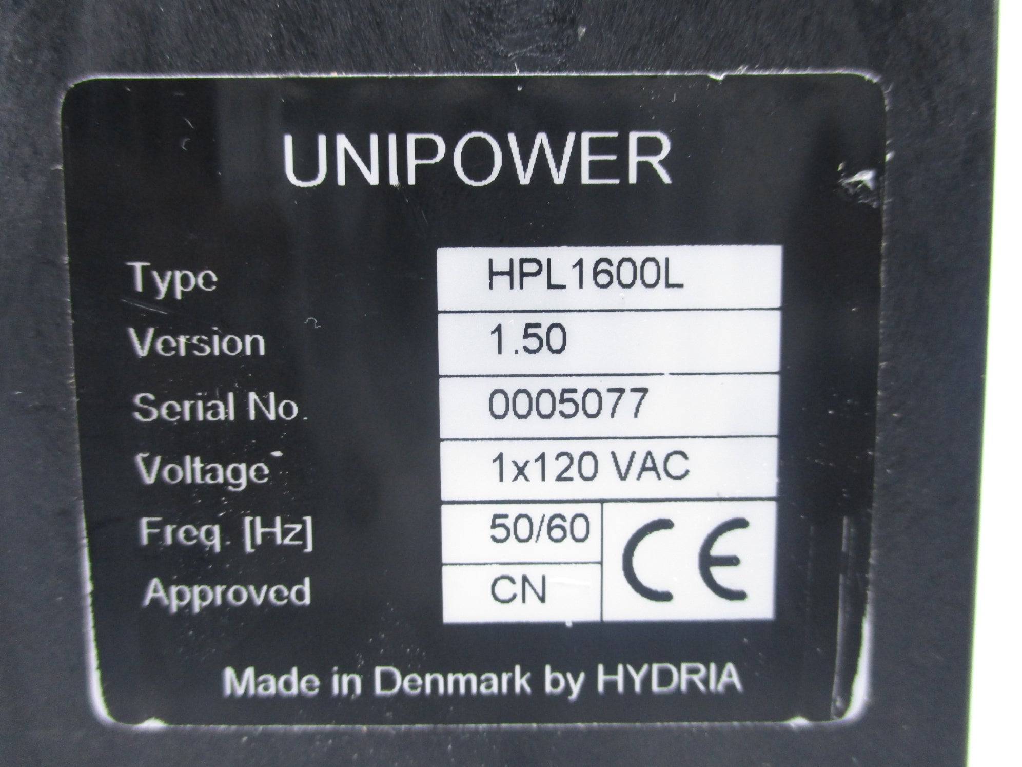UNIPOWER HPL1600L NSNP