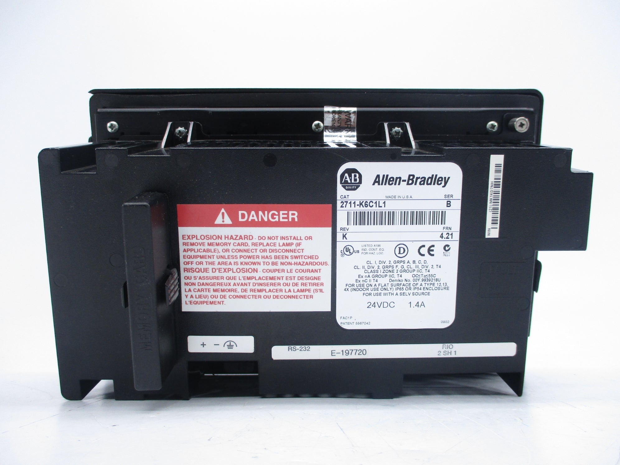 INDUSTRIAL SPARE PART 2711-K6C1L1 SER. B F/W 4.21 (AS PICTURED) NSNP