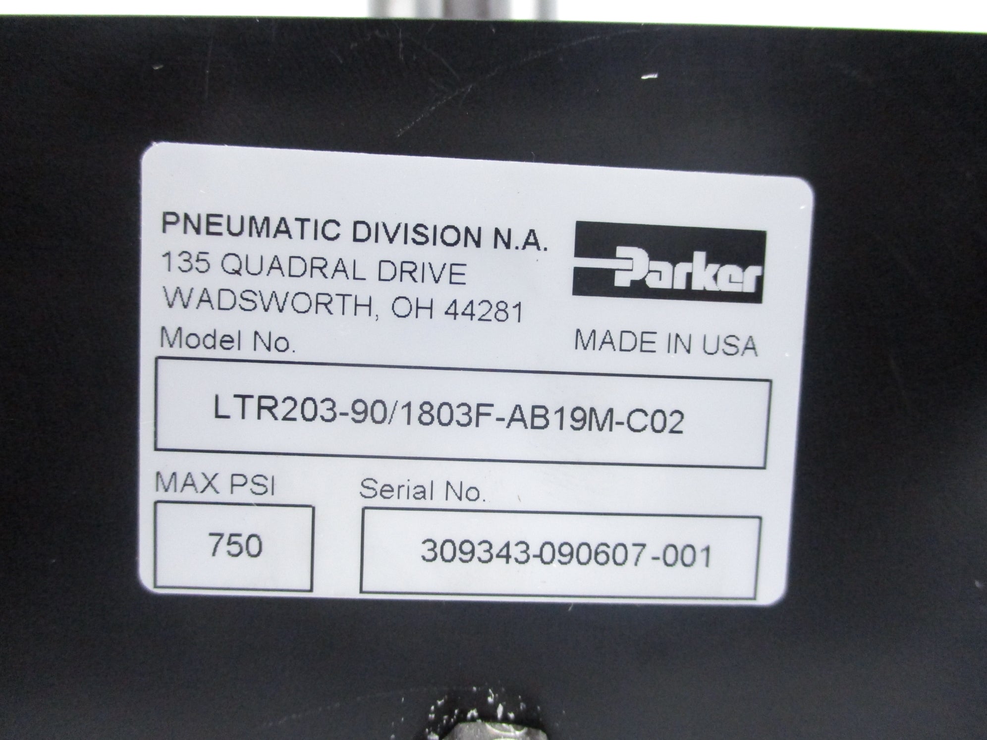 PARKER LTR203-90/1803F-AB19M-C02 NSNP