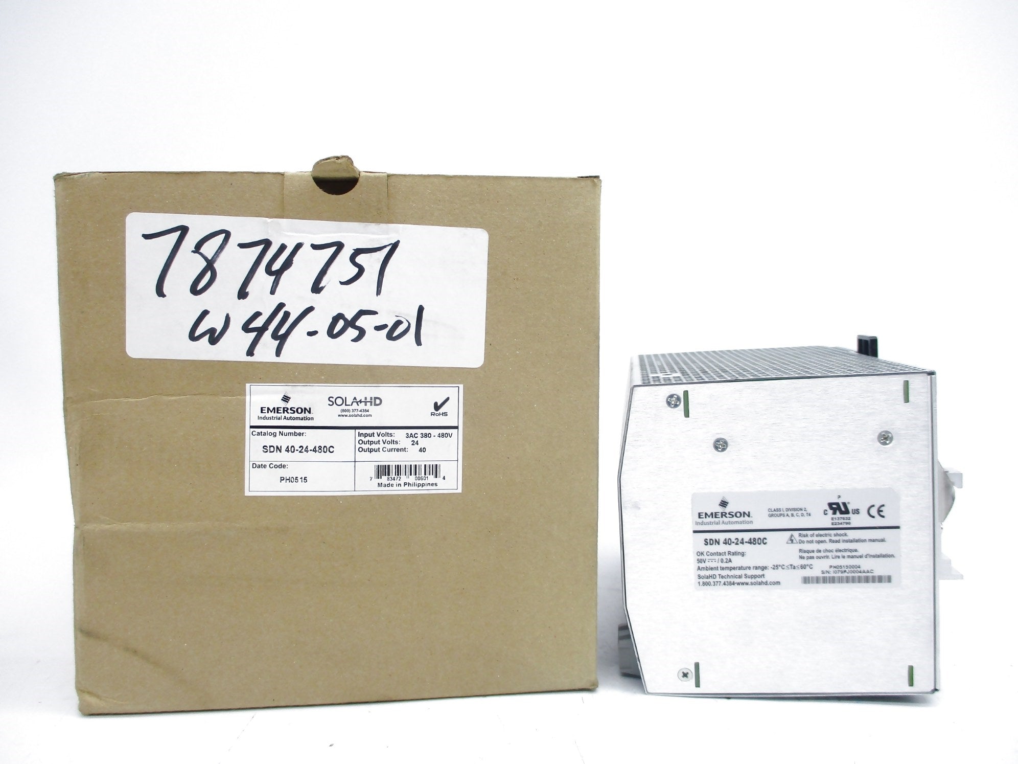 SOLA SDN40-24-480C 380-480V 3A NSMP
